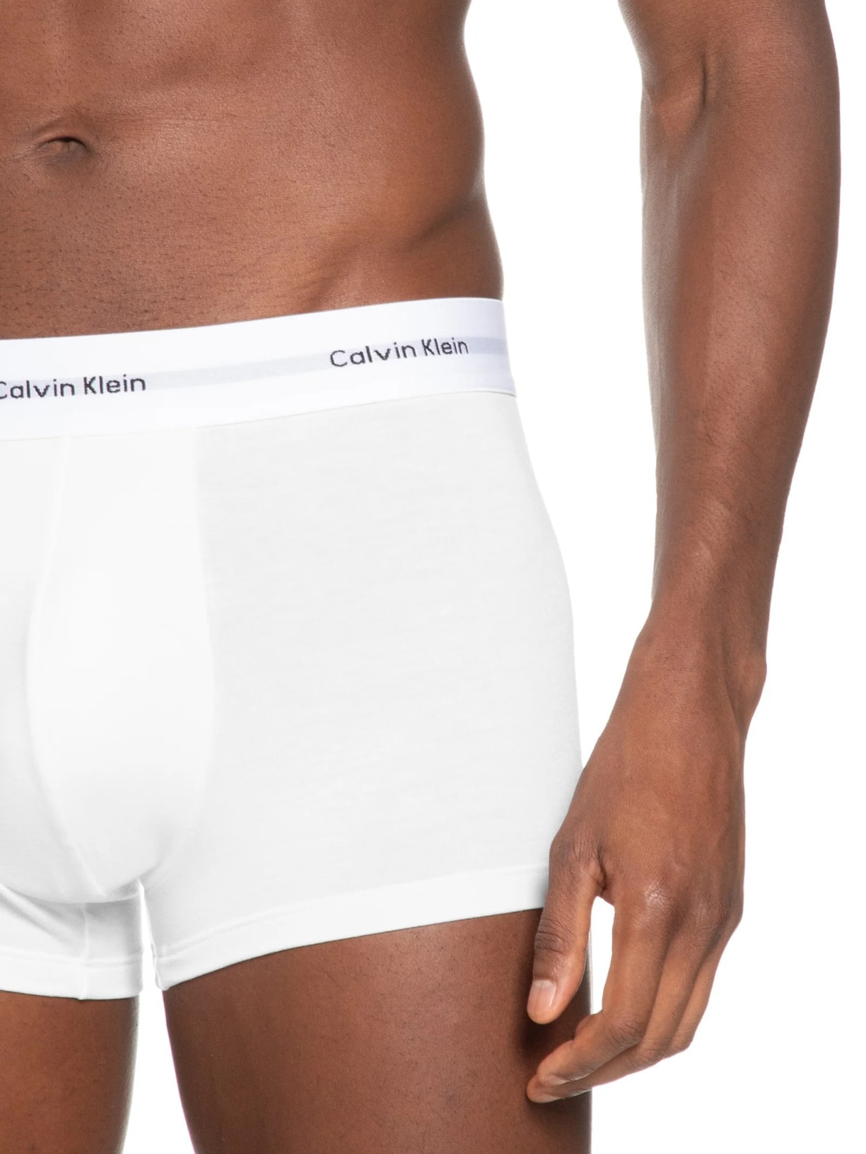 Cueca Trunk Modal Modern Logo Ck Branco Calvin Klein Underwear