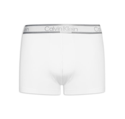 Cueca Trunk Modal Tonal Logo - Branco