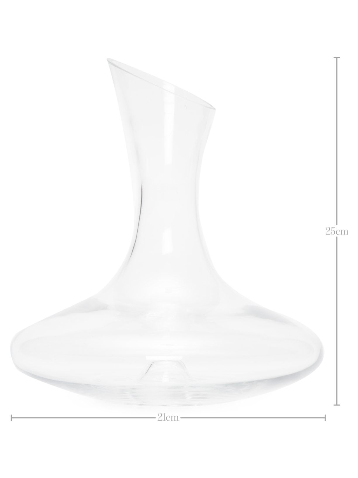 Decanter de Vidro 1,7 Litros Branco '2Home
