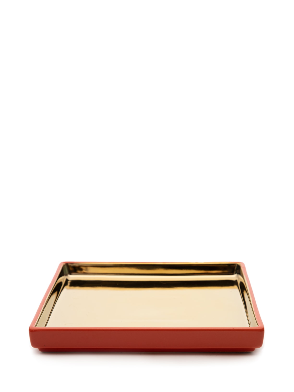 Decorativo De Cerâmica Liz Square Laranja Souq