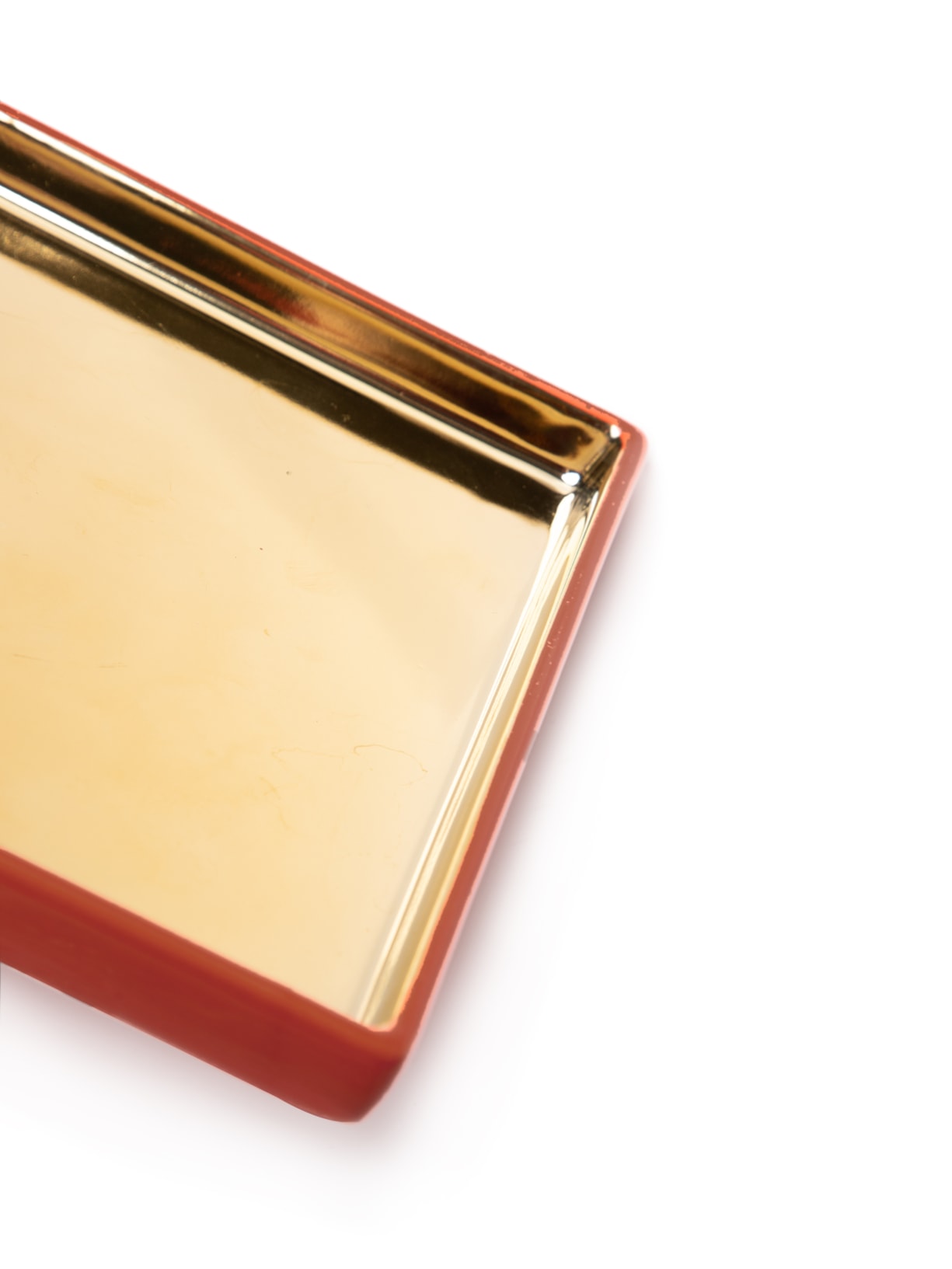 Decorativo De Cerâmica Liz Square Laranja Souq