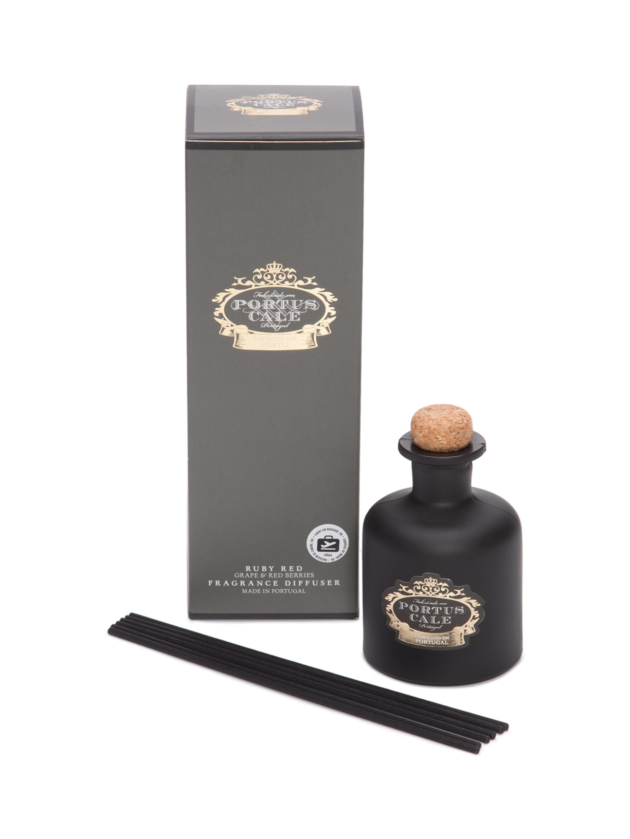 Difusor De Ambiente 100ml Ruby Red Preto Castelbel