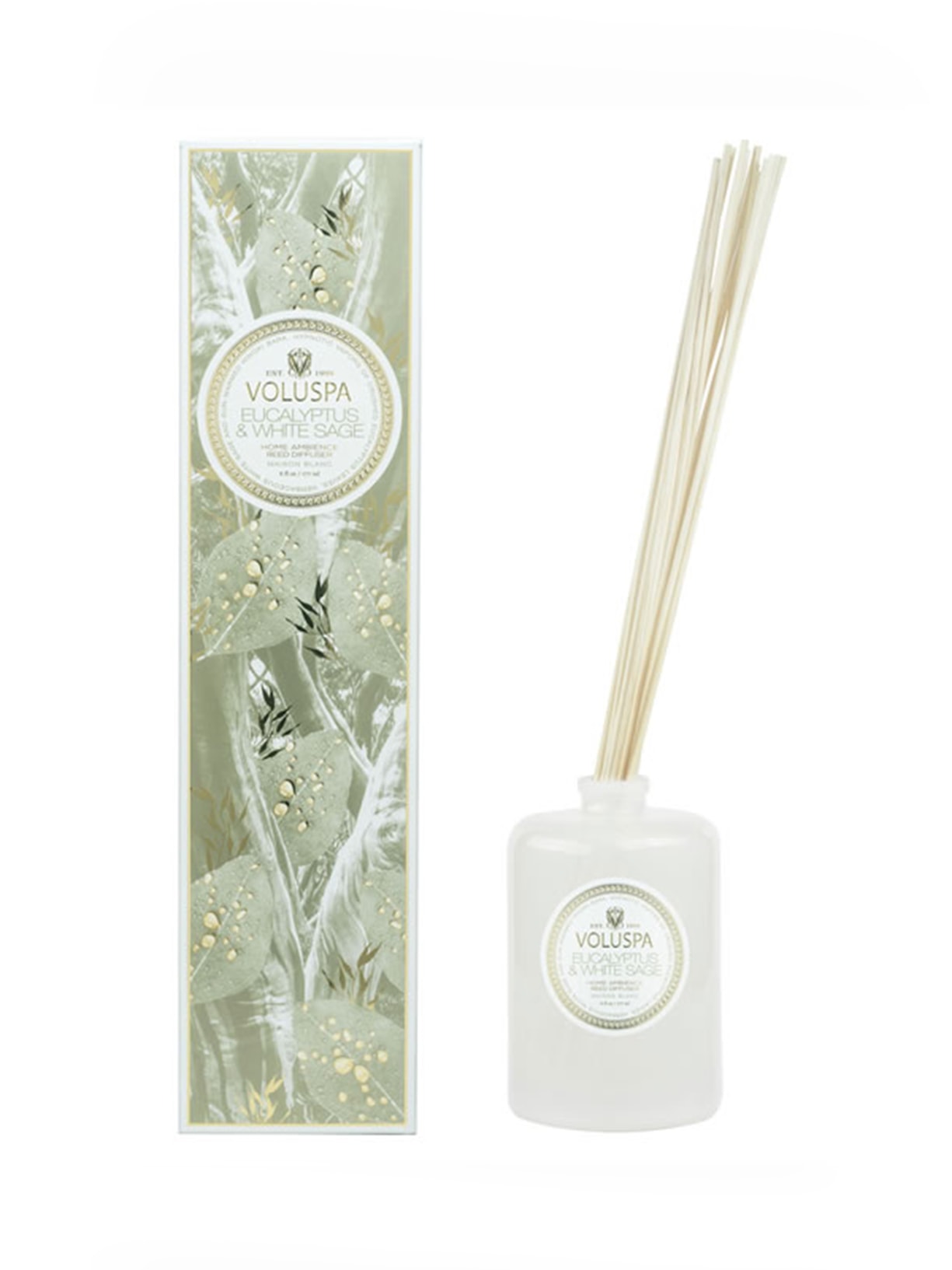 Difusor De Ambiente Eucalyptus E White Sage 177ml - Verde