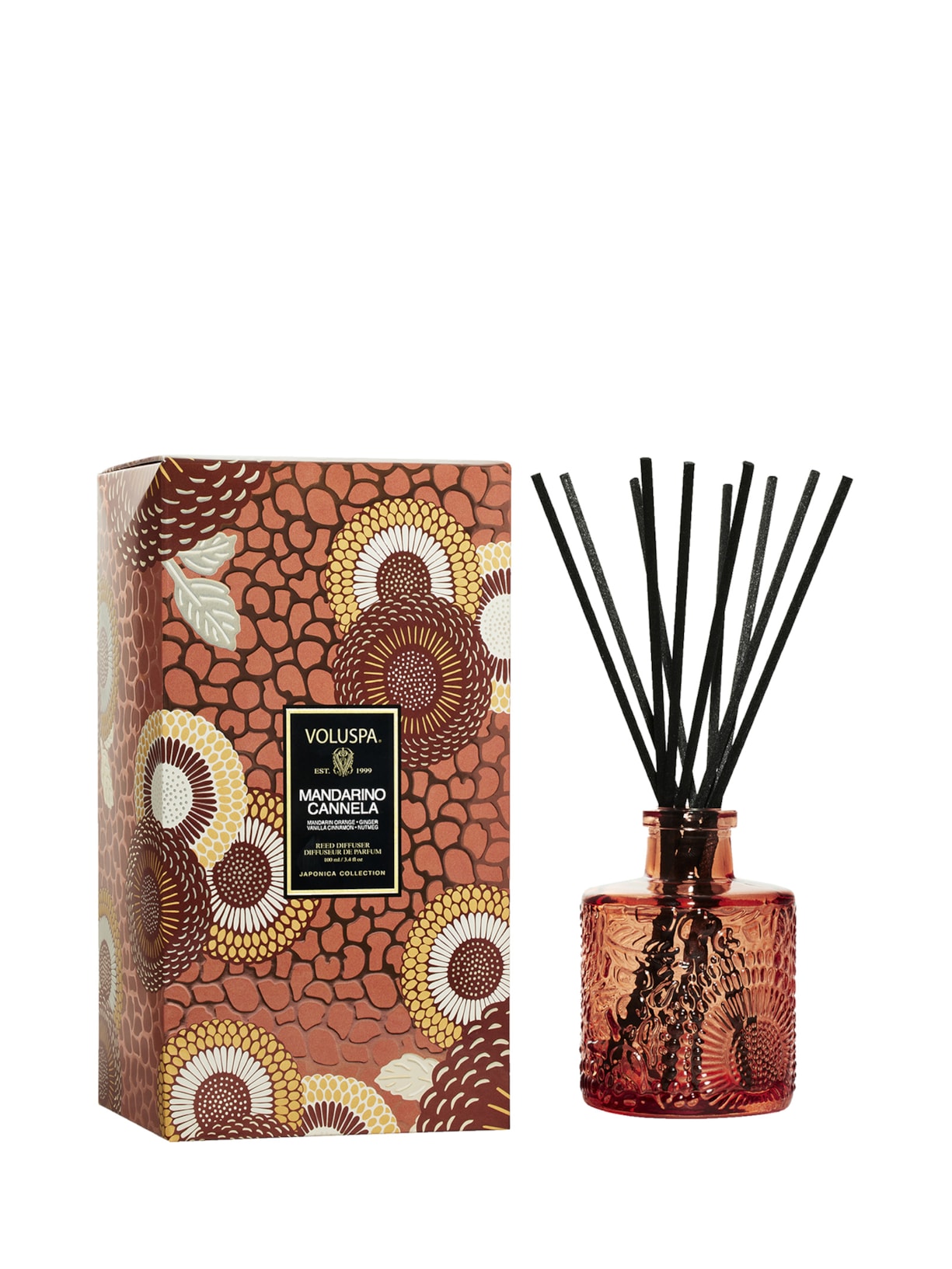 Difusor De Ambiente Mandarino Cannela 100 ml - Rosa