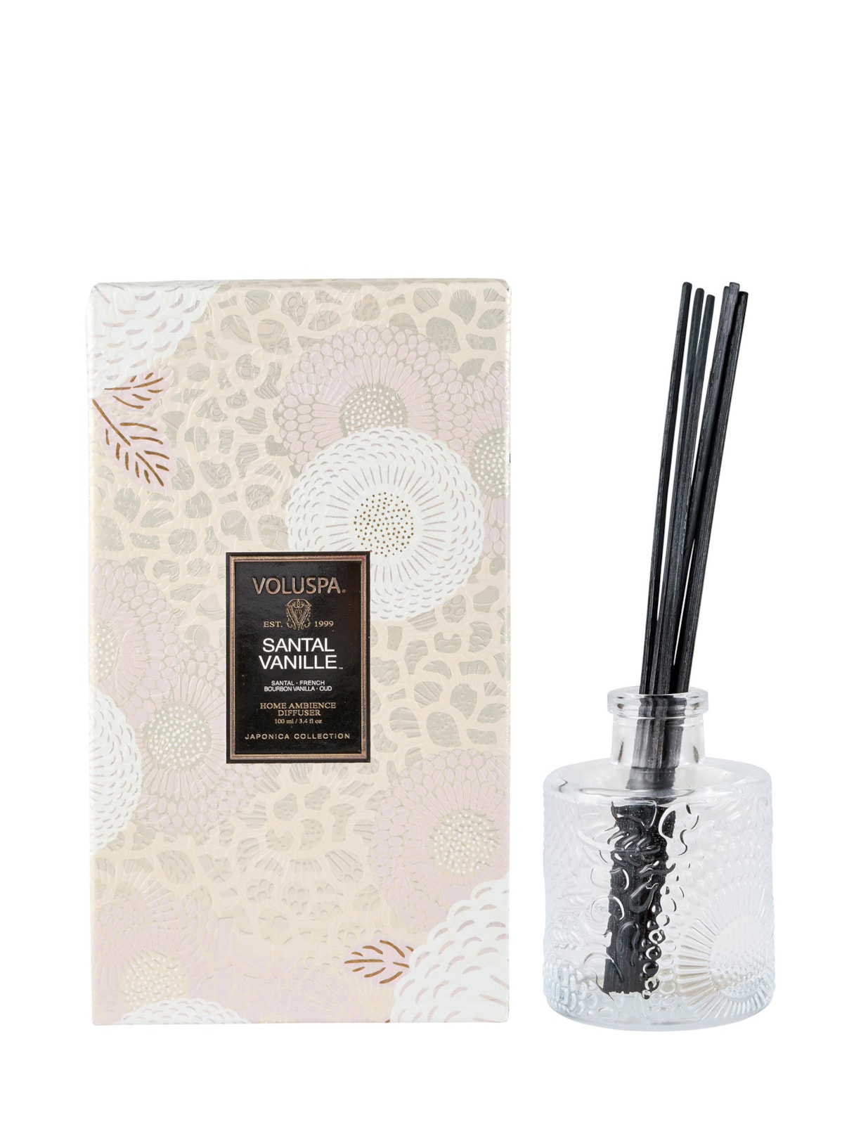 Difusor De Ambiente Santal Vanille 100ml - Rosa