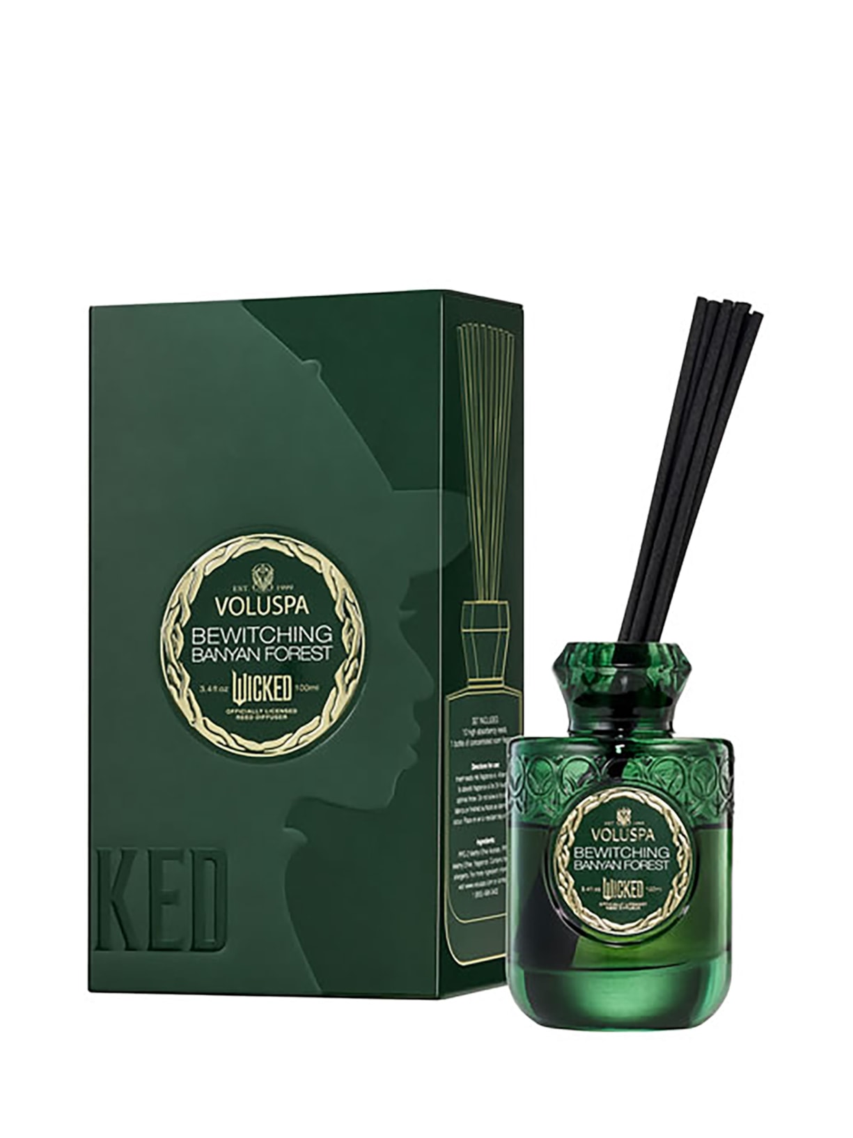 Difusor De Ambiente Wicked Bewitching Banyan Forest 100ML - Verde