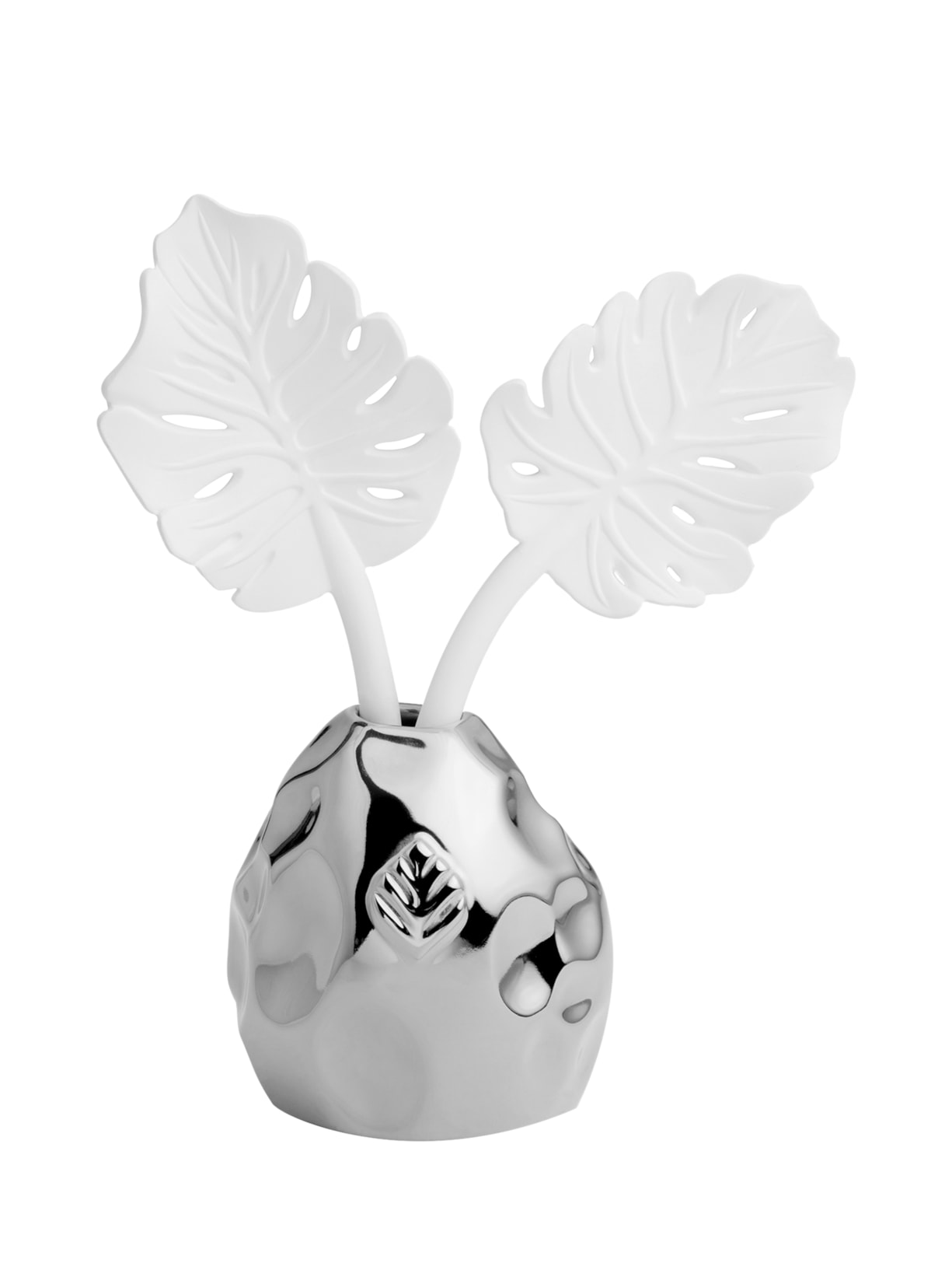 Difusor Folha Costela De Adão Prata Jade