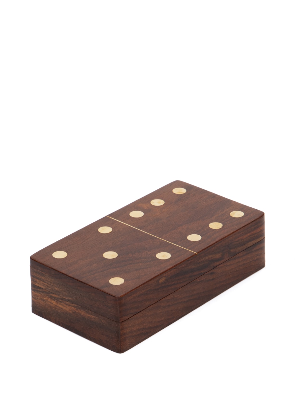 Dominó Wood Em Madeira - Marrom