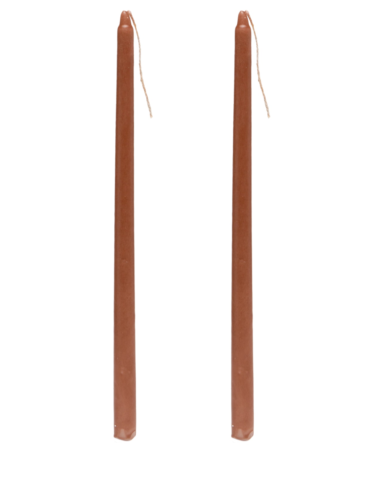 Dupla Vela Castiçal Color Mix Marrom Cian Candle