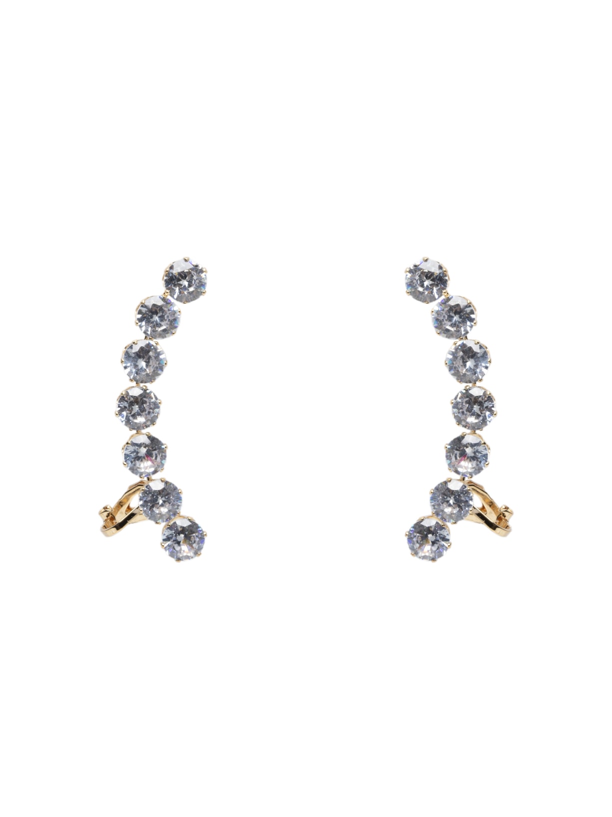 Earcuff Feminino Zircônia Dourado Market 33