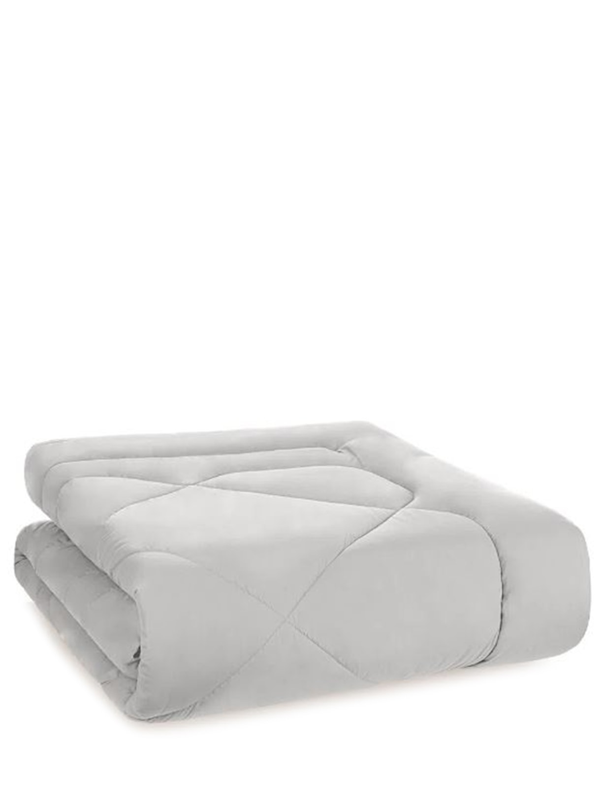 Edredom Grasso Casal Cetim 300 Fios Marmo Cinza Trussardi