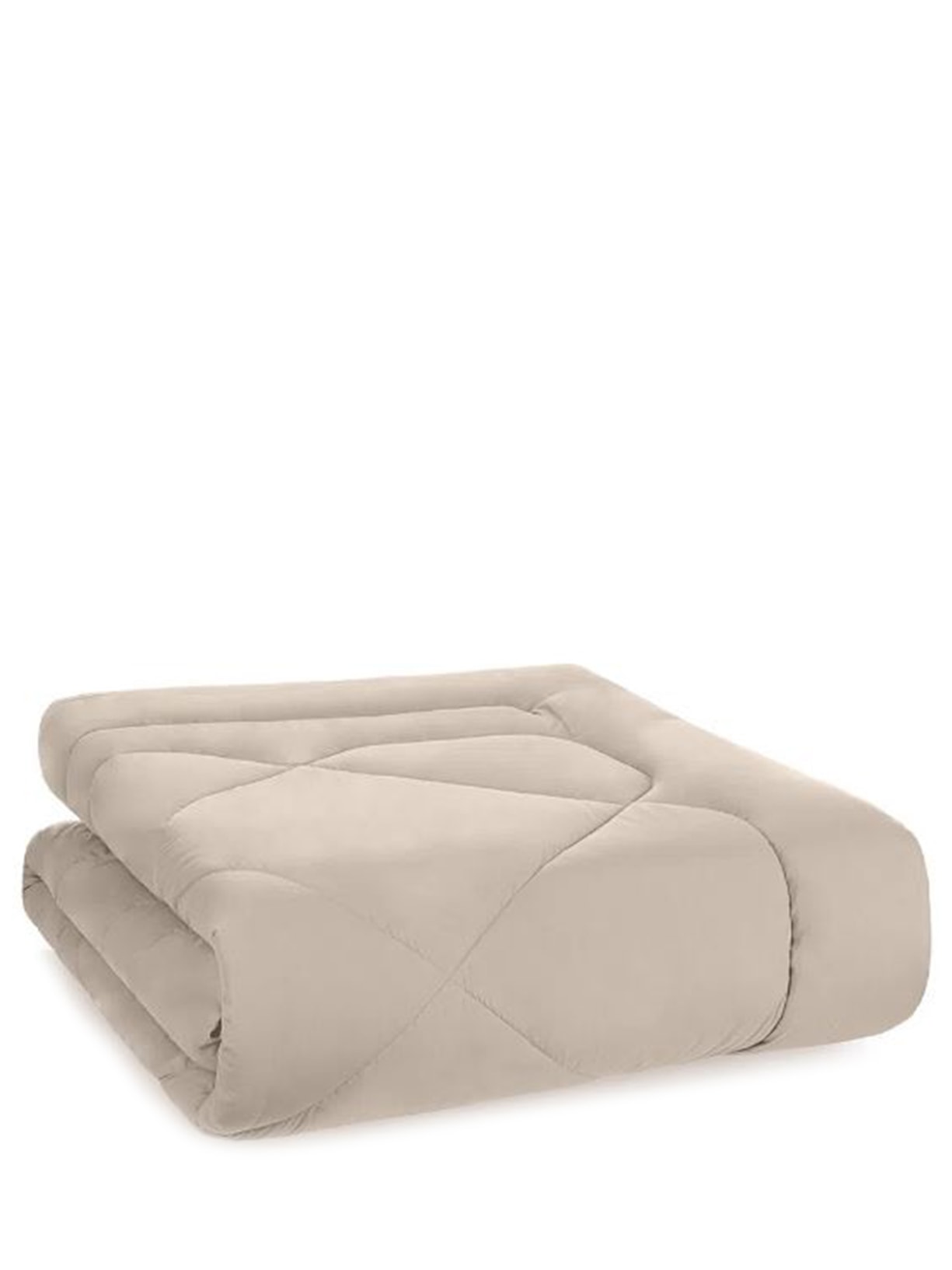 Edredom Grasso Casal Cetim 300 Fios Nocciola - Bege