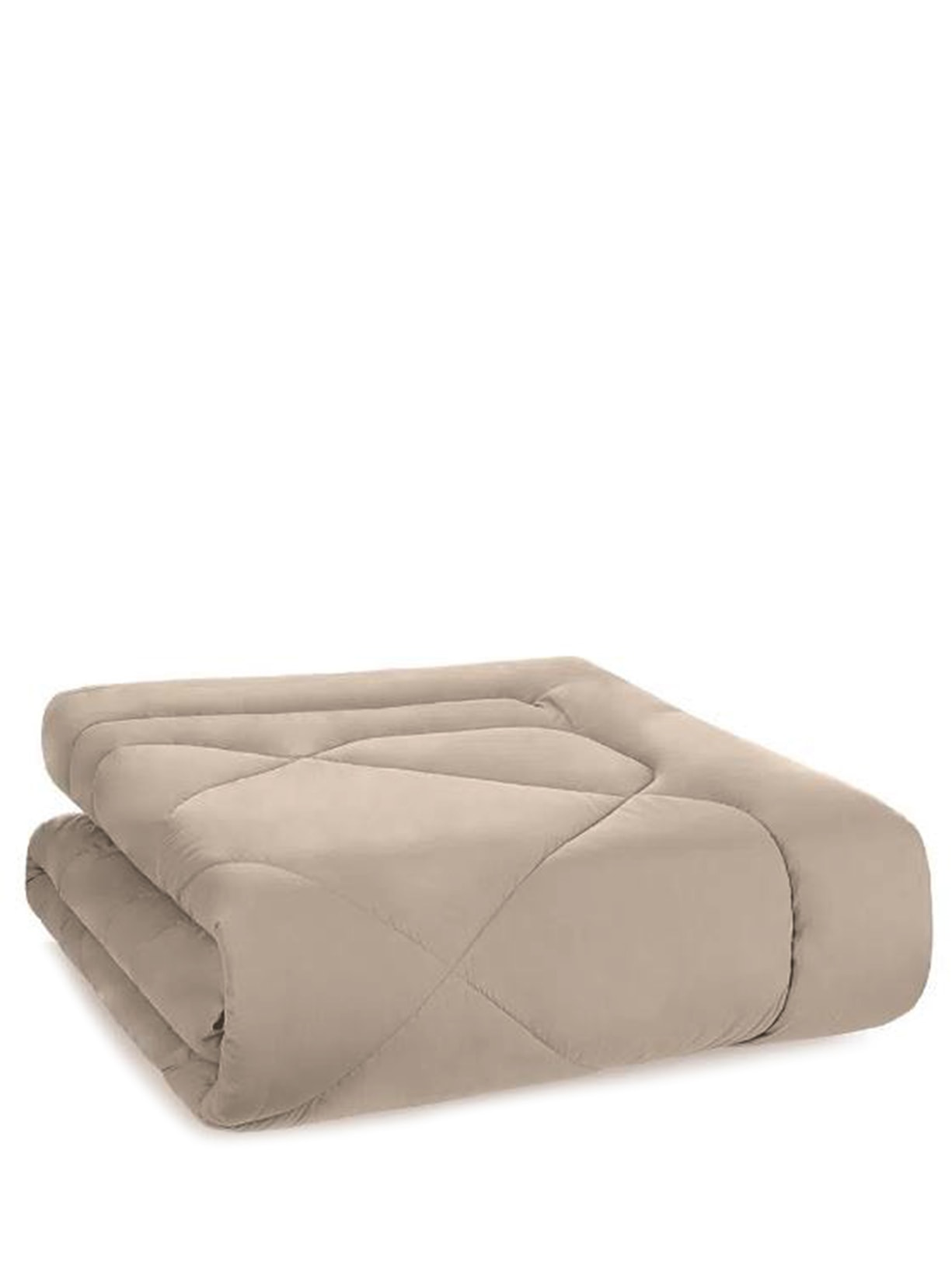 Edredom Grasso King Cetim 300 Fios Bege Trussardi