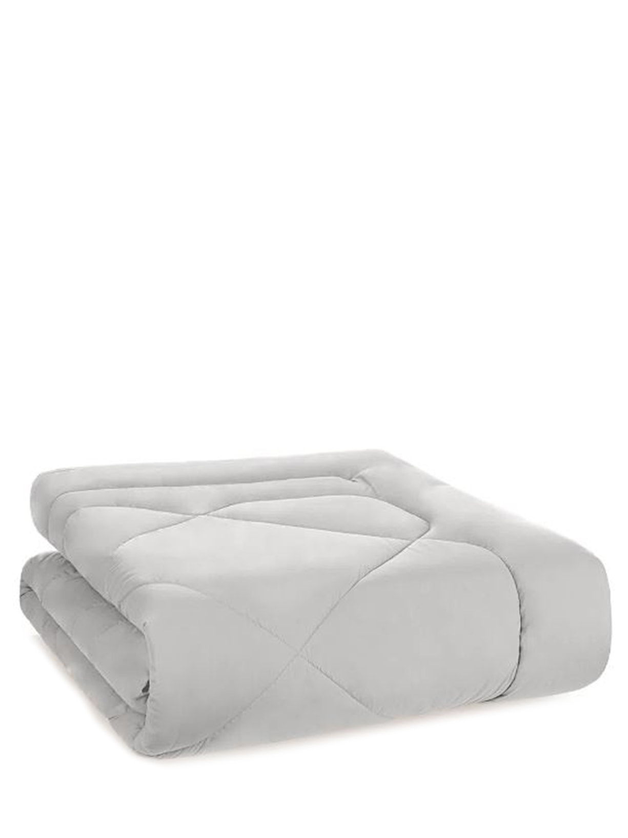 Edredom Grasso King Cetim 300 Fios - Cinza