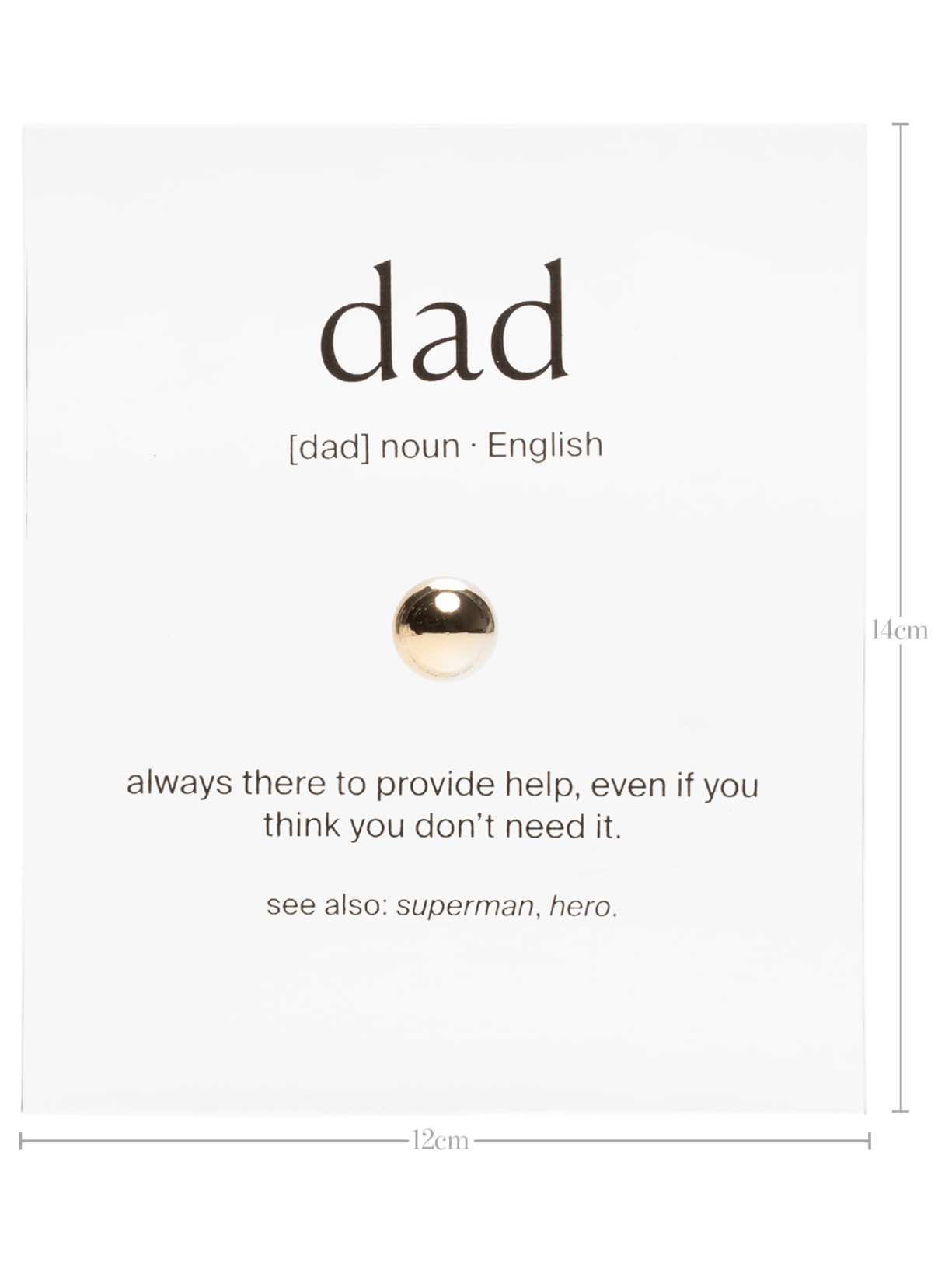 Emotionary Dad Dourado By Gabs