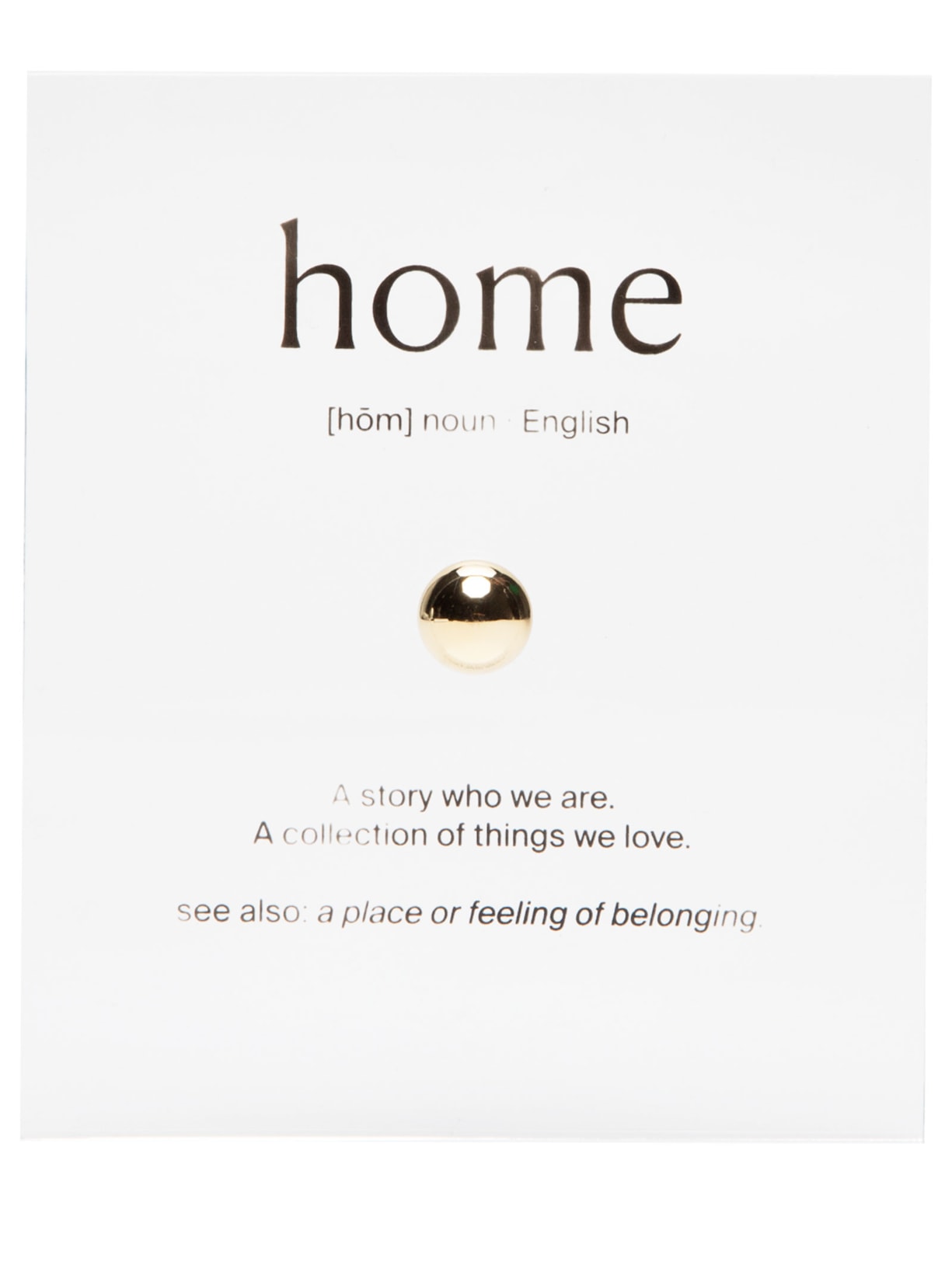 Emotionary Home - Preto
