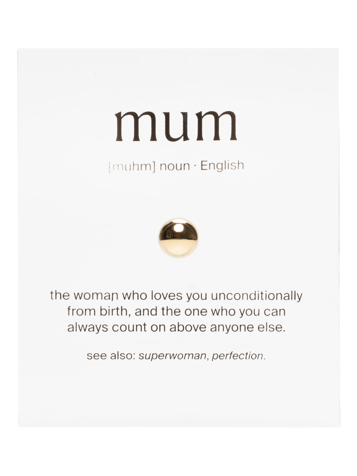 Emotionary Mum Dourado By Gabs