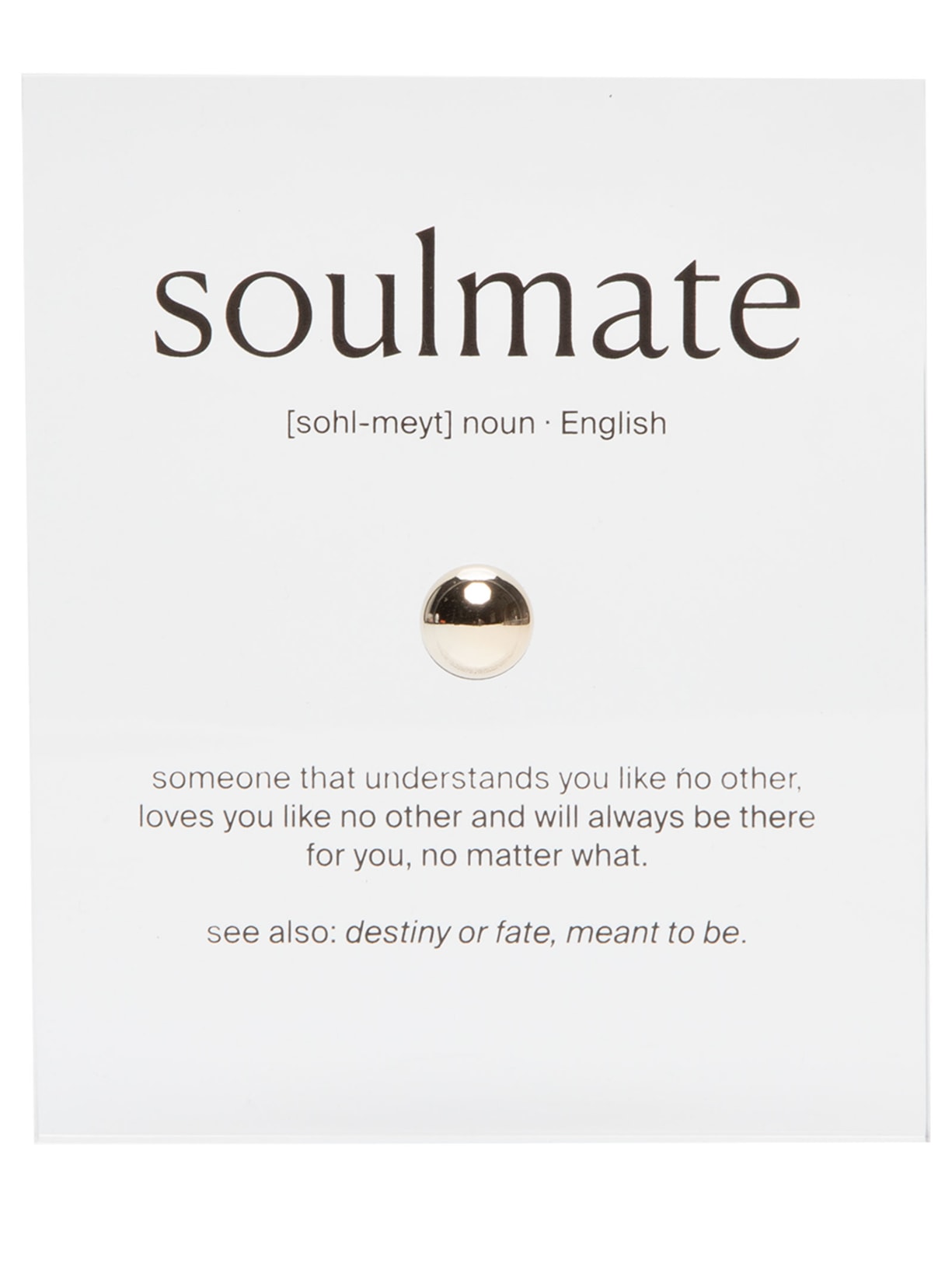 Emotionary Soulmate - Preto