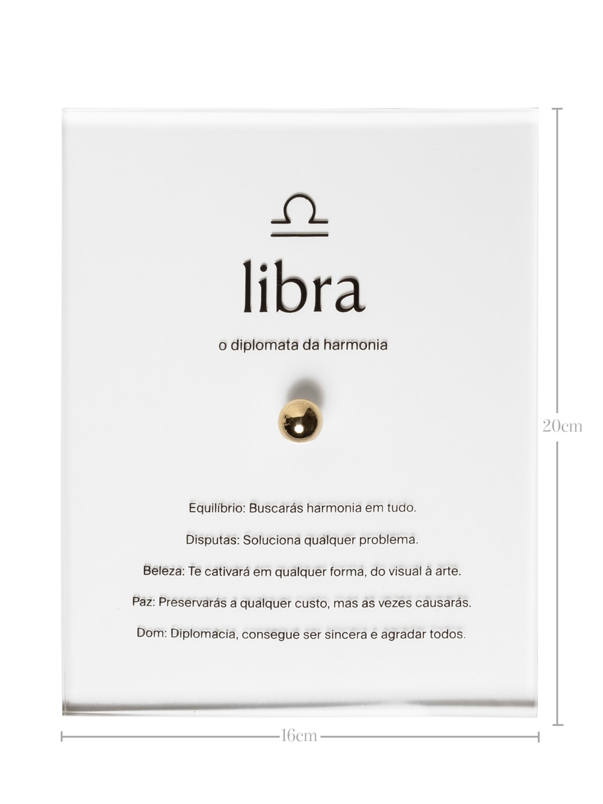 Emotionary Zodiac Libra Dourado By Gabs