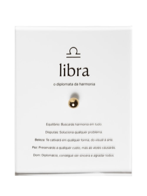 Emotionary Zodiac Libra - Dourado