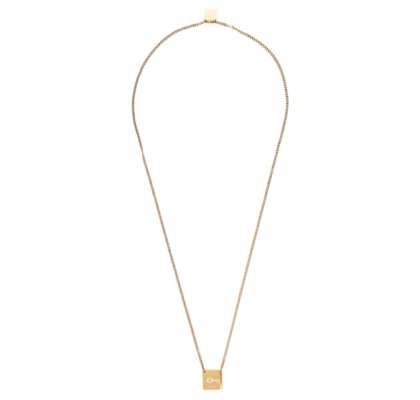 Escapulário Masculino Deville de Corrente em Aço - Dourado