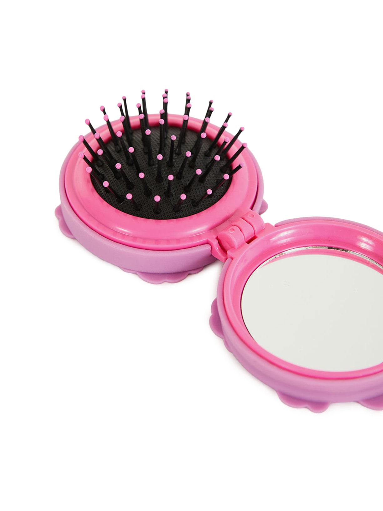 Escova De Cabelo Para Bolsa Flor Rosa Farm Etc