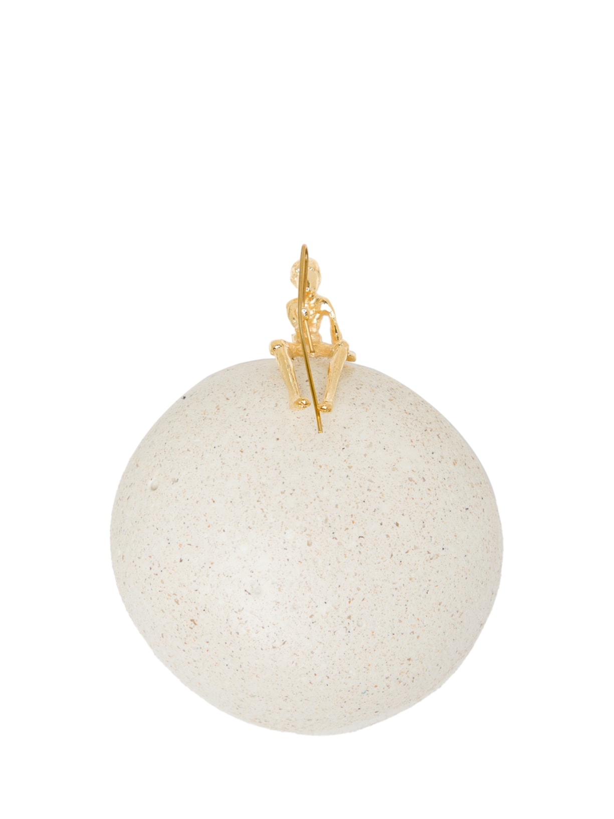 Escultura De Parede N4 Série Pescador - Dourado