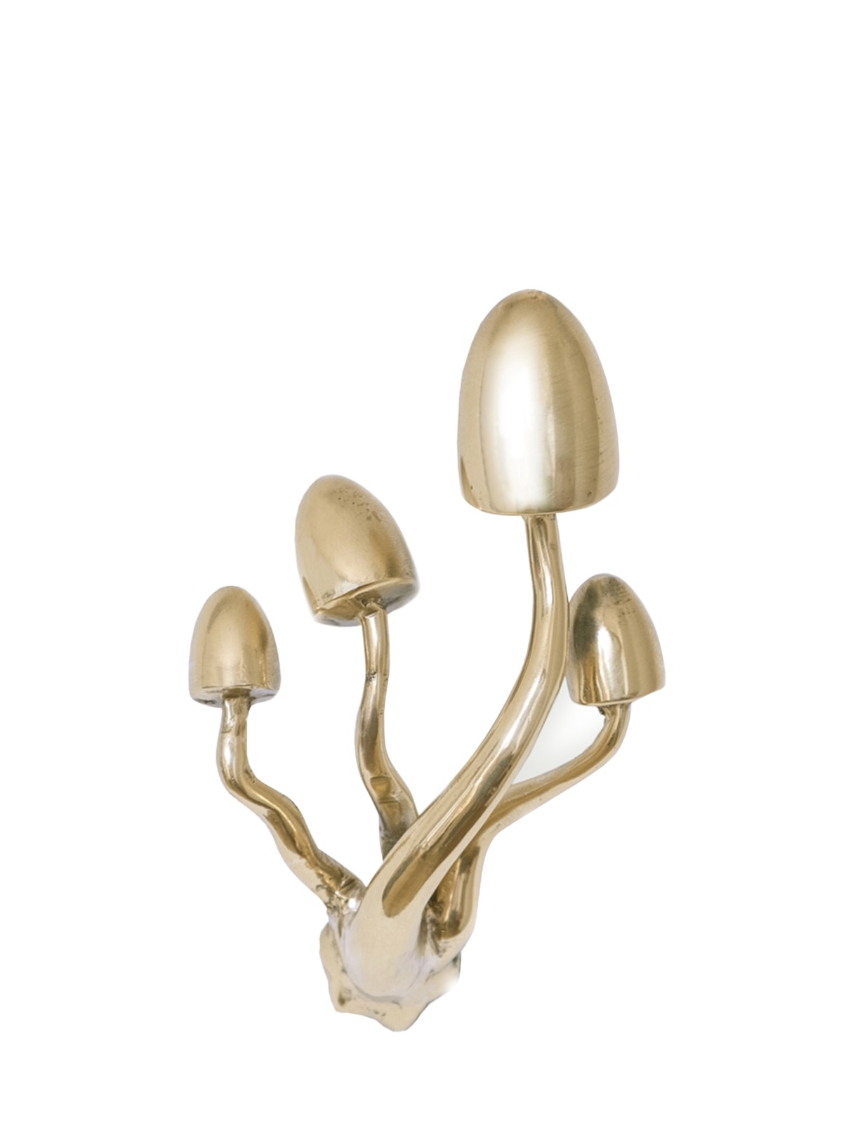 Escultura Magic Mushroom - Dourado