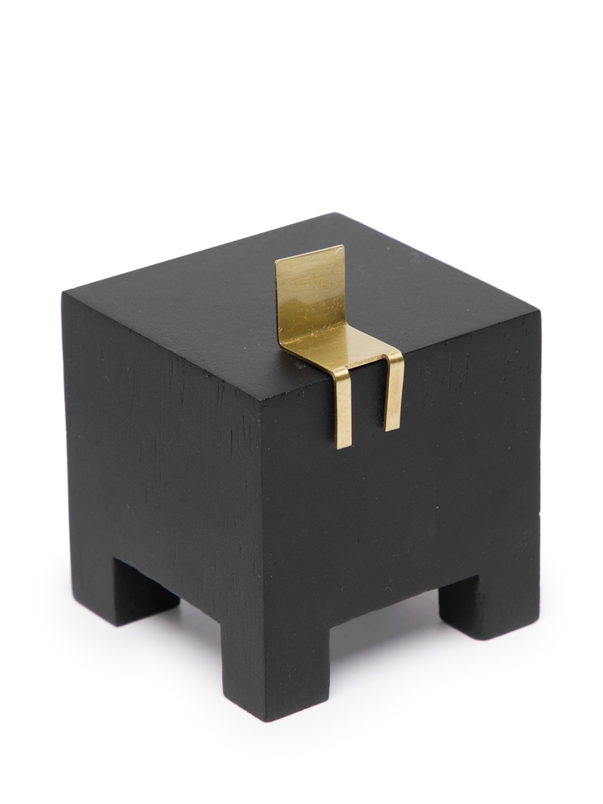 Escultura N1 Série Cadeira - Dourado