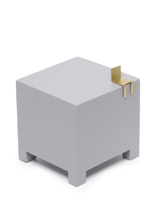 Escultura N4 Série Cadeira - Dourado