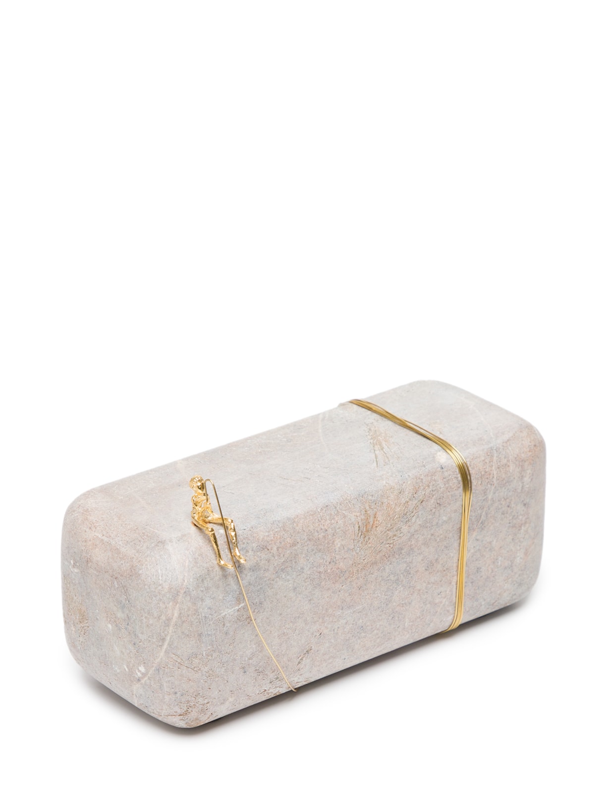 Escultura N8 Série Pescador - Dourado