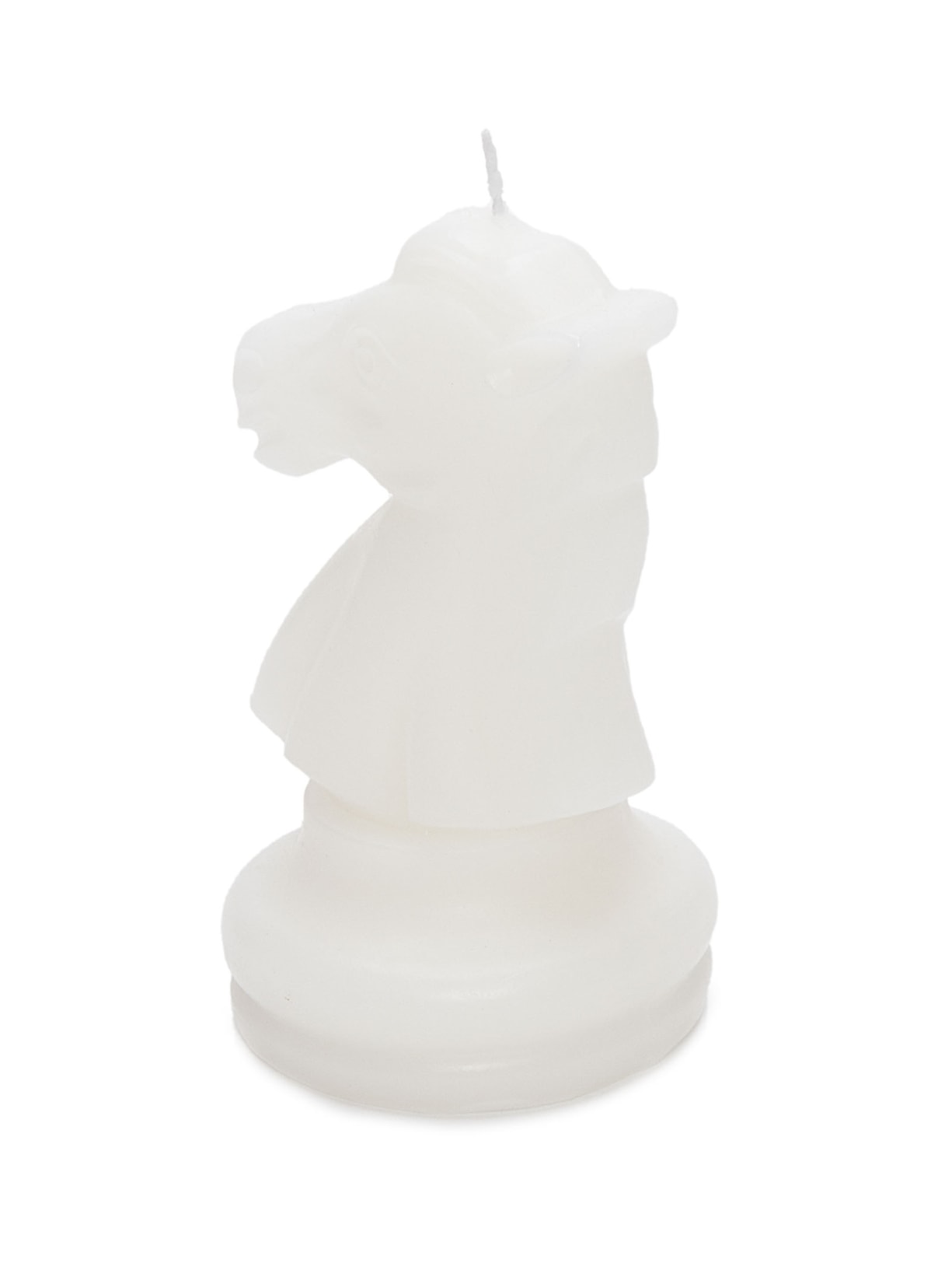 Escultura Vela Cavalo 1 Peça Branco '2Home