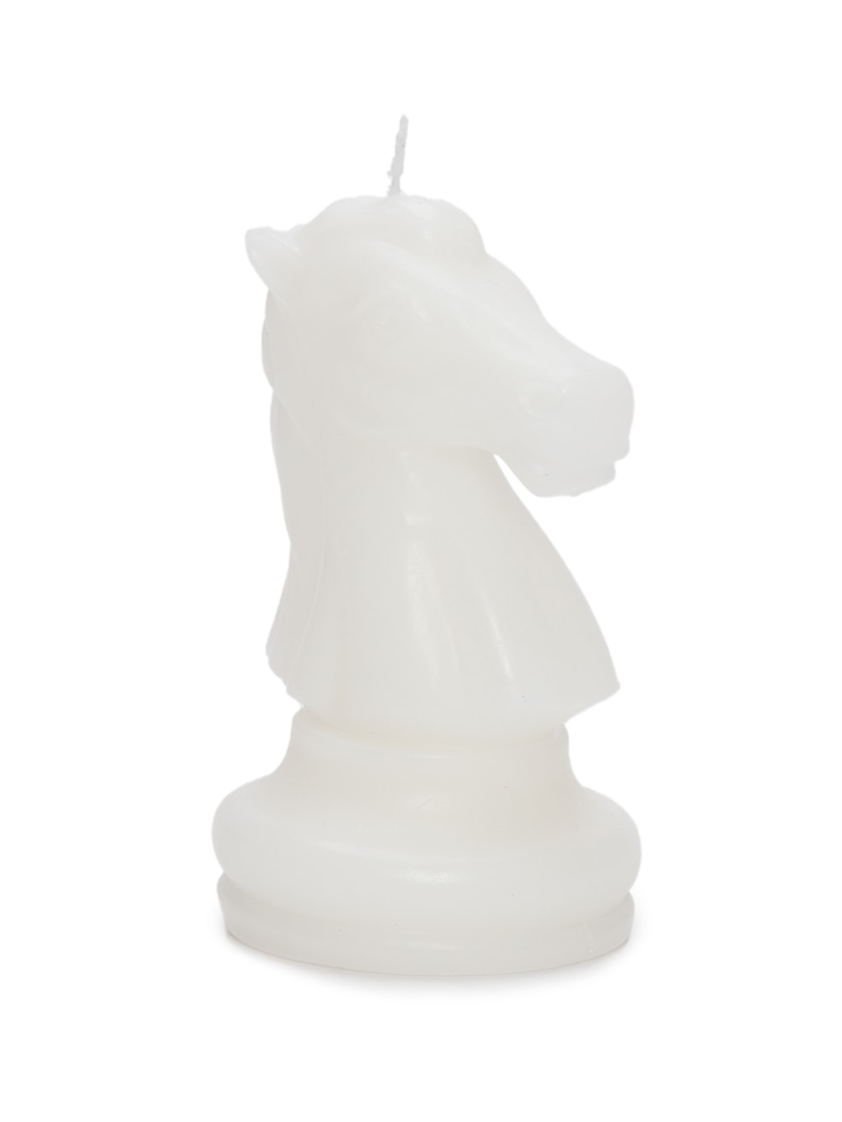 Escultura Vela Cavalo 1 Peça Branco '2Home