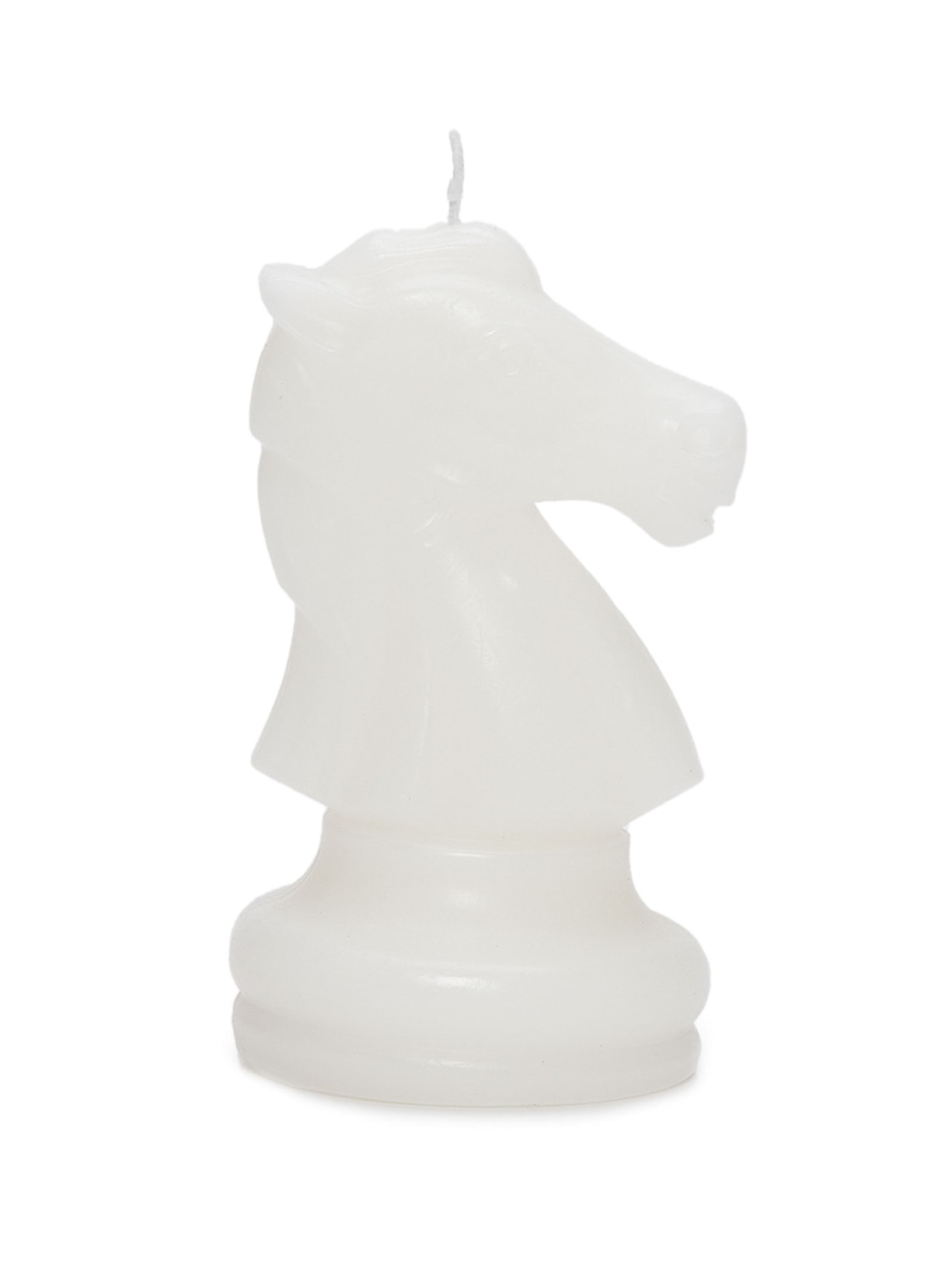 Escultura Vela Cavalo 1 Peça Branco '2Home