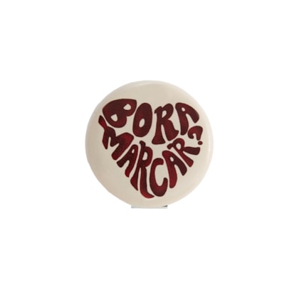 Espelhinho Bora Marcar - Bege