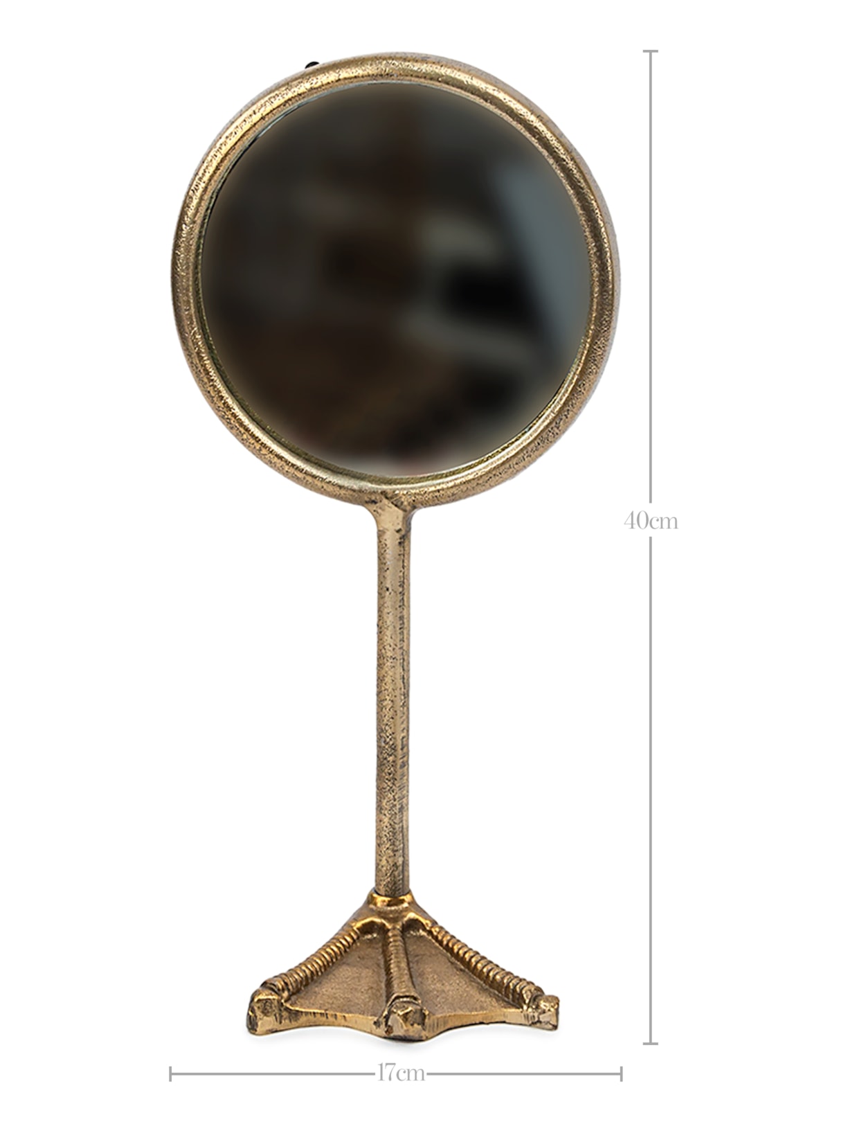 Espelho Duck Dourado Blue Gardenia