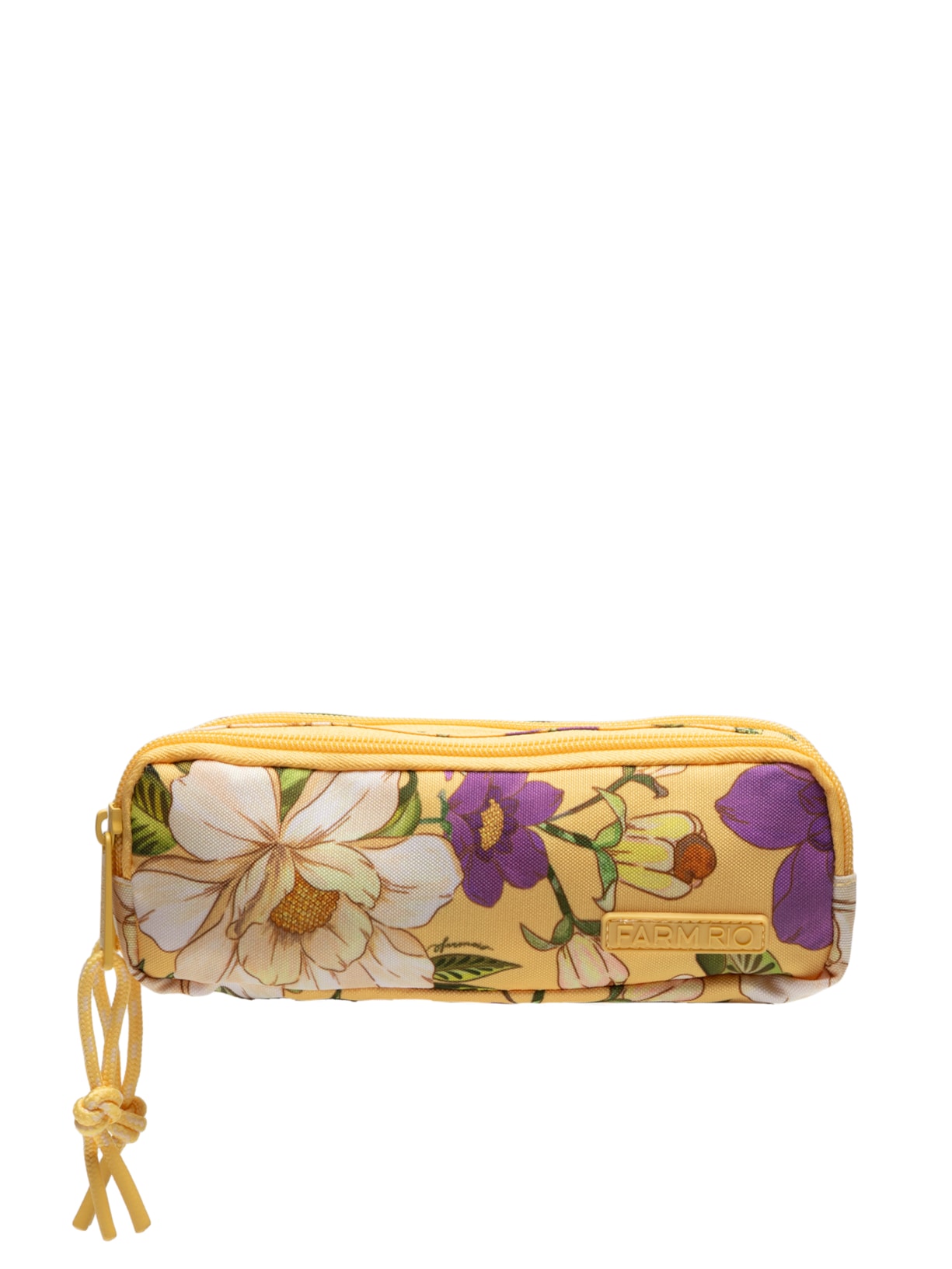 Estojo Feminino Astral Pássaro em Flor - Amarelo