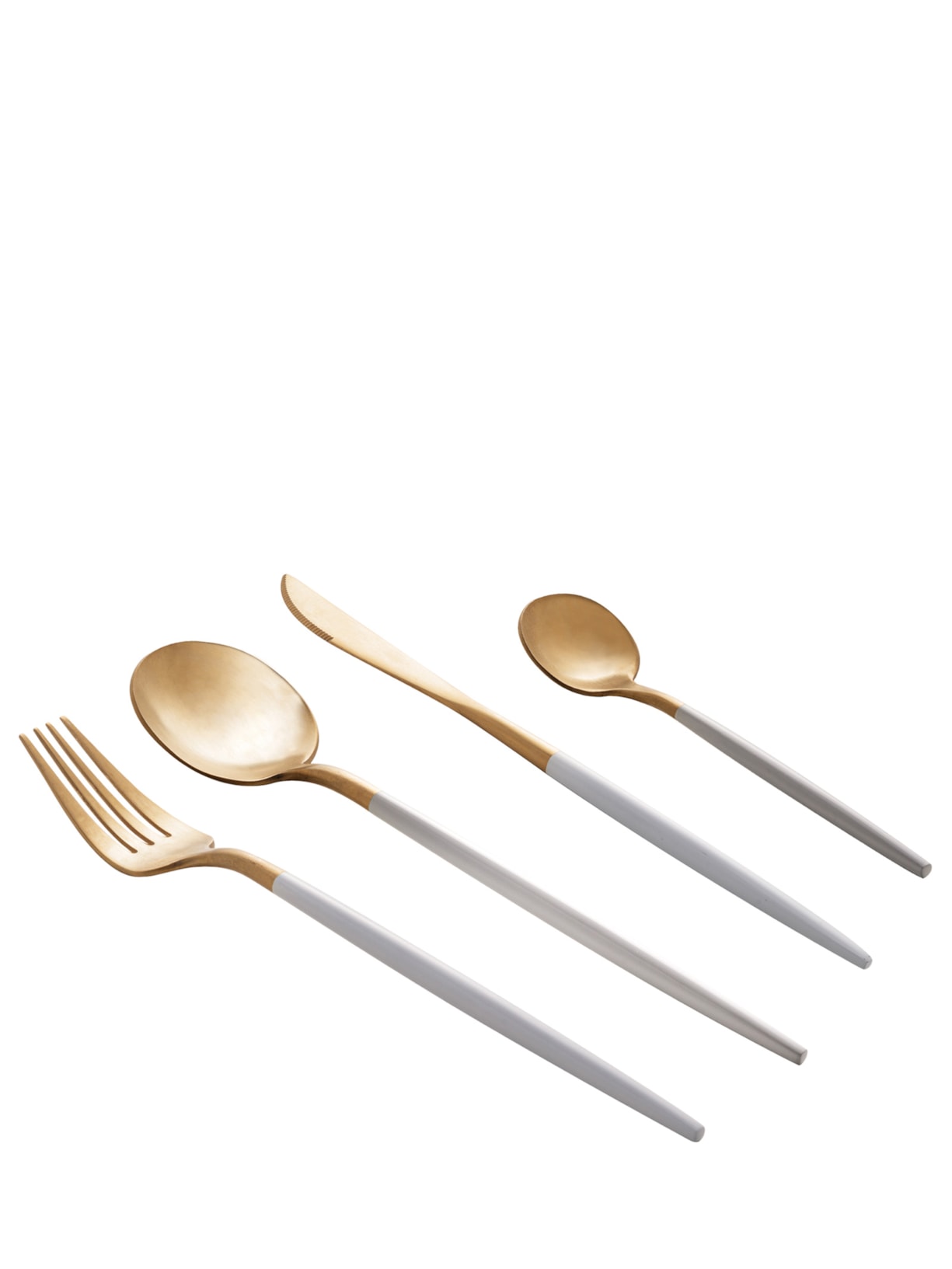 Faqueiro 24 Peças de Aço Inox Kyoto Dourado Wolff