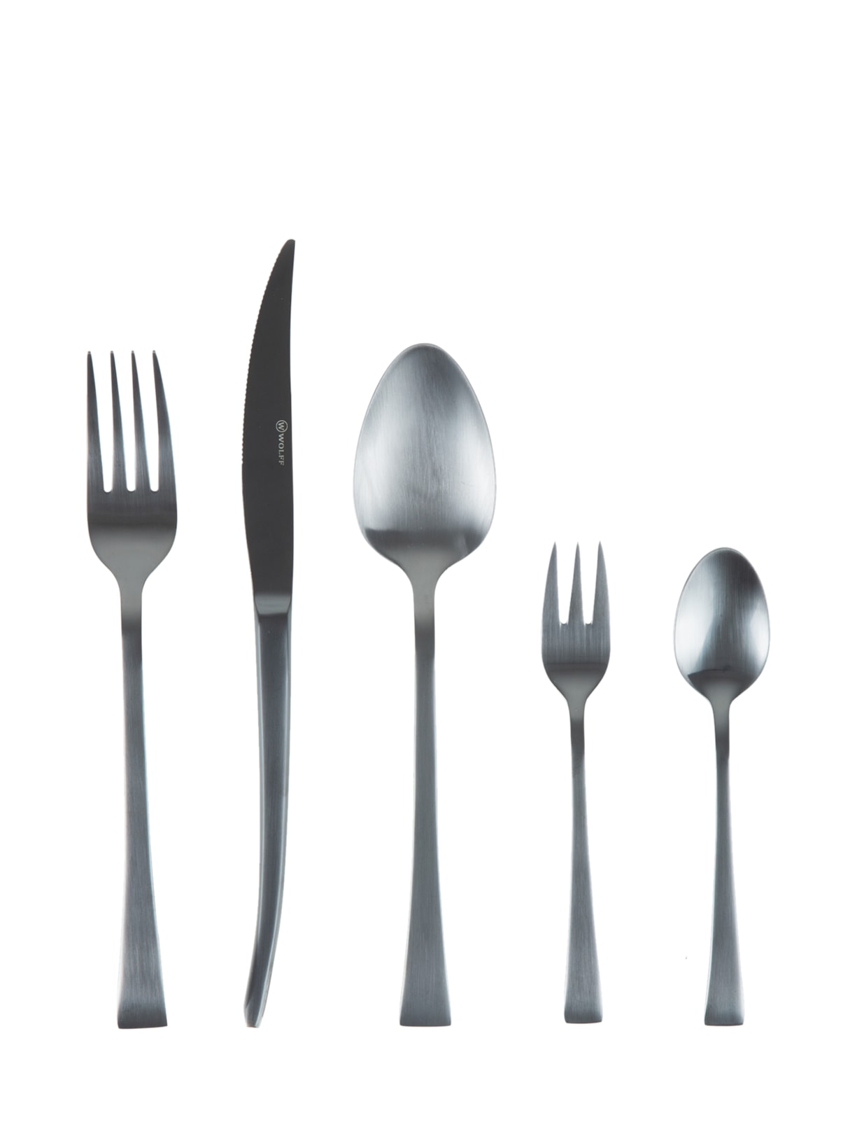 Faqueiro Berna De Aço Inox 30 Peças - Preto