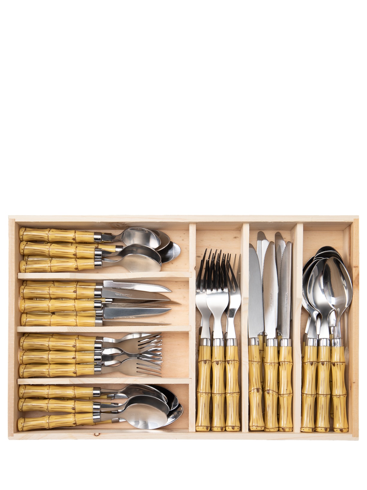 Faqueiro Em Aço Inox 42 Peças Prata '2Home