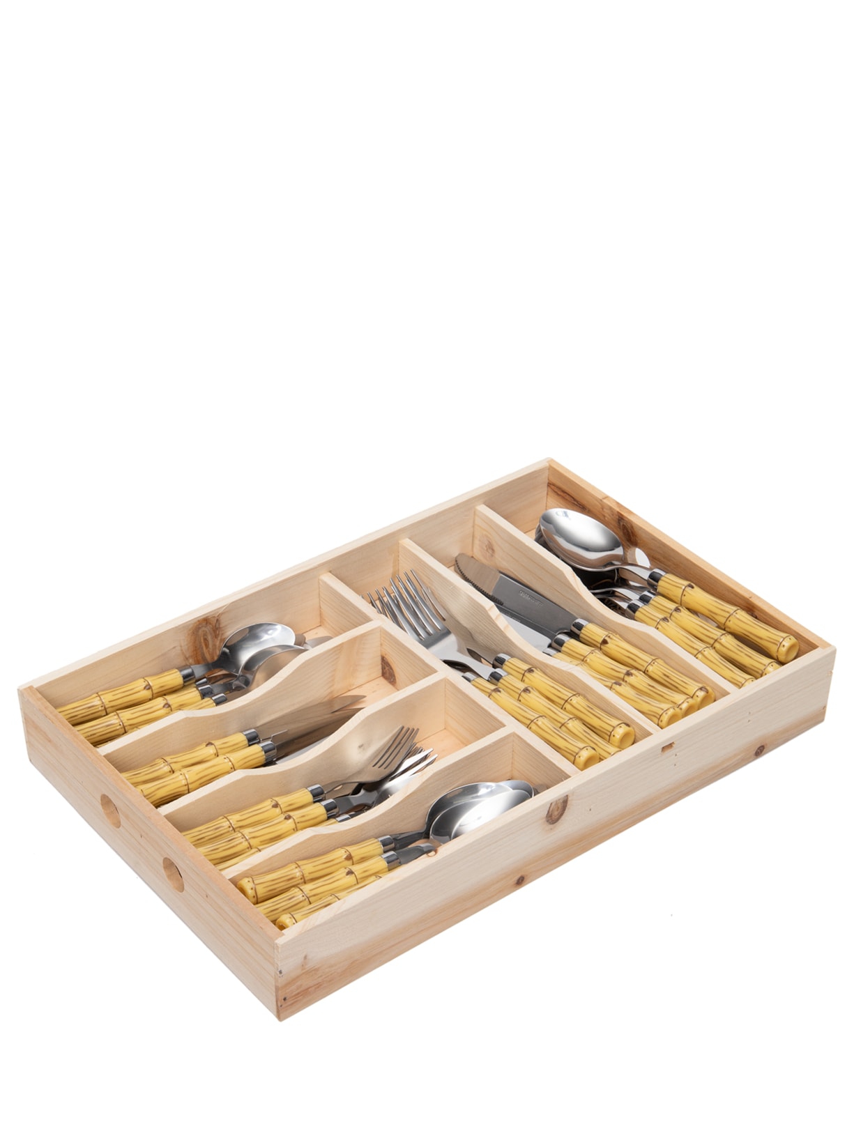 Faqueiro Em Aço Inox 42 Peças Prata '2Home