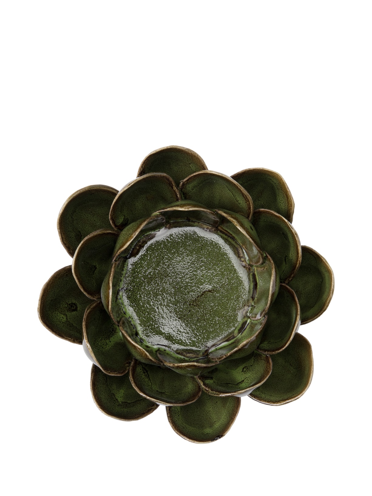 Flor Decorativa Em Cerâmica 1 Peça Verde '2Home