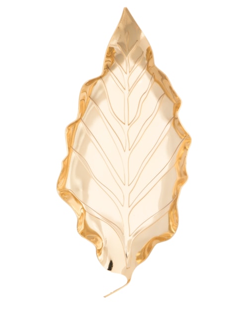 Folha de Mesa Em Metal 1 Peça - Ouro