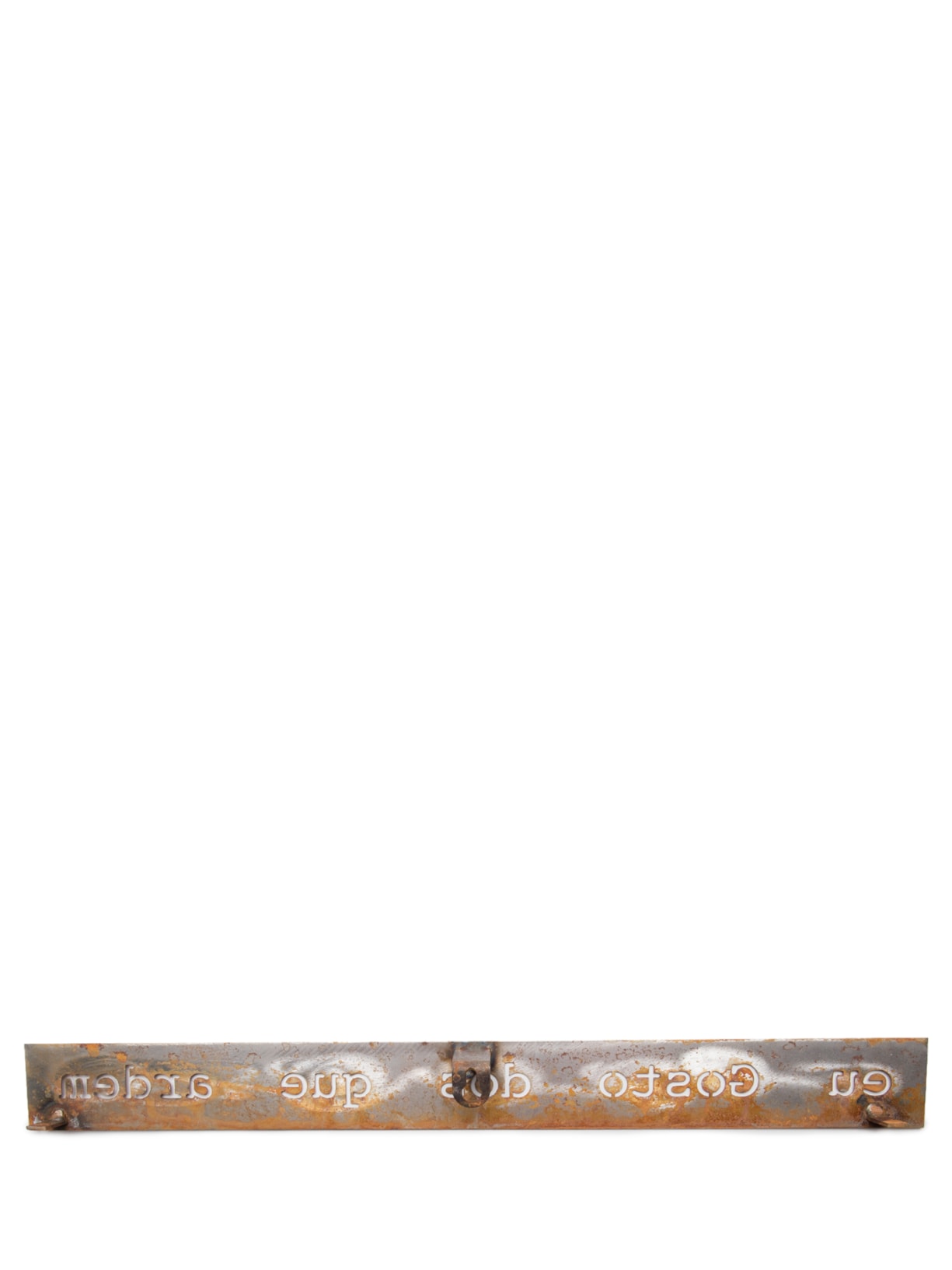 Frase De Ferro Eu Gosto Dos Que Ardem Marrom Mercatto Casa