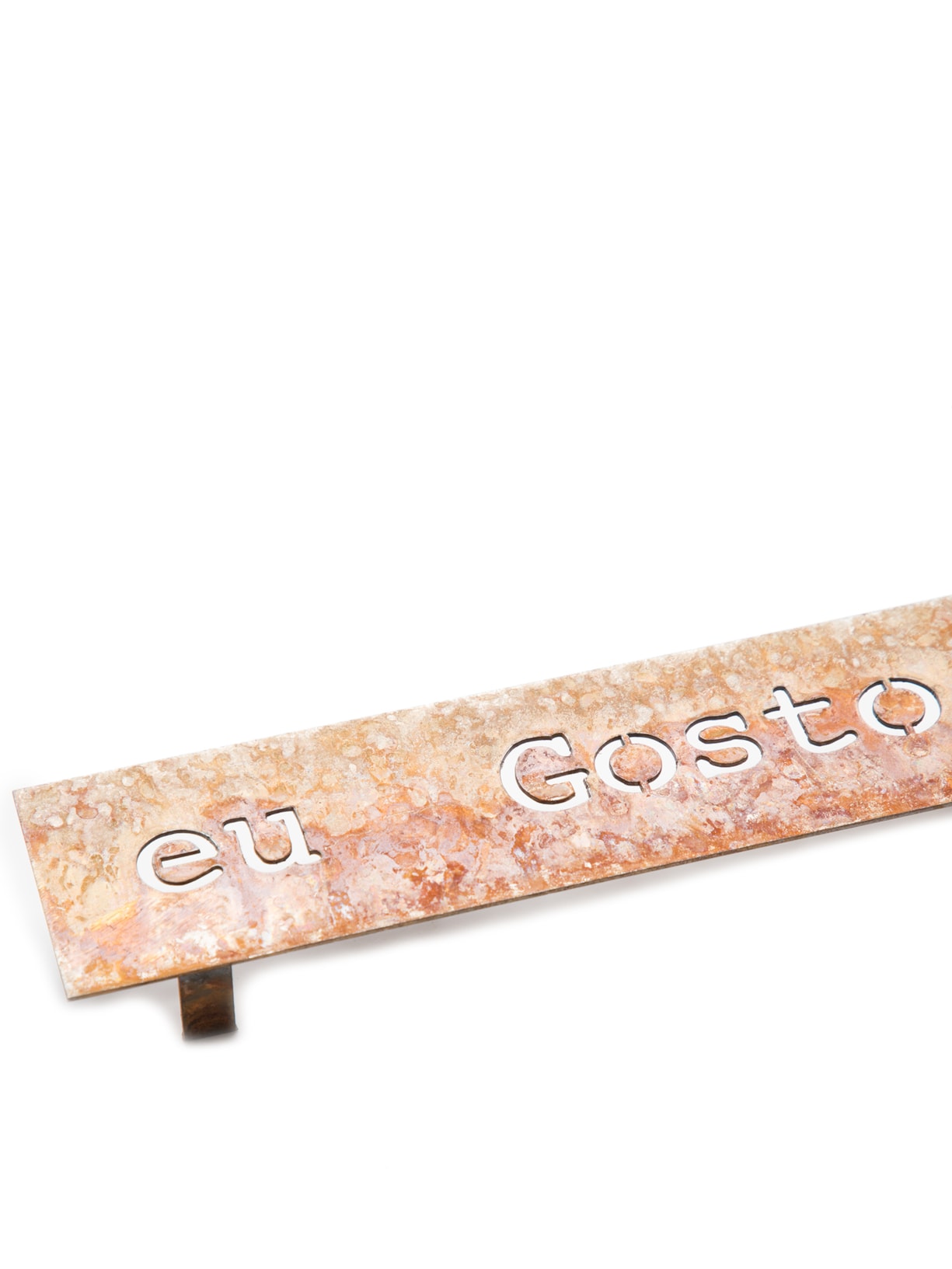 Frase De Ferro Eu Gosto Dos Que Ardem Marrom Mercatto Casa