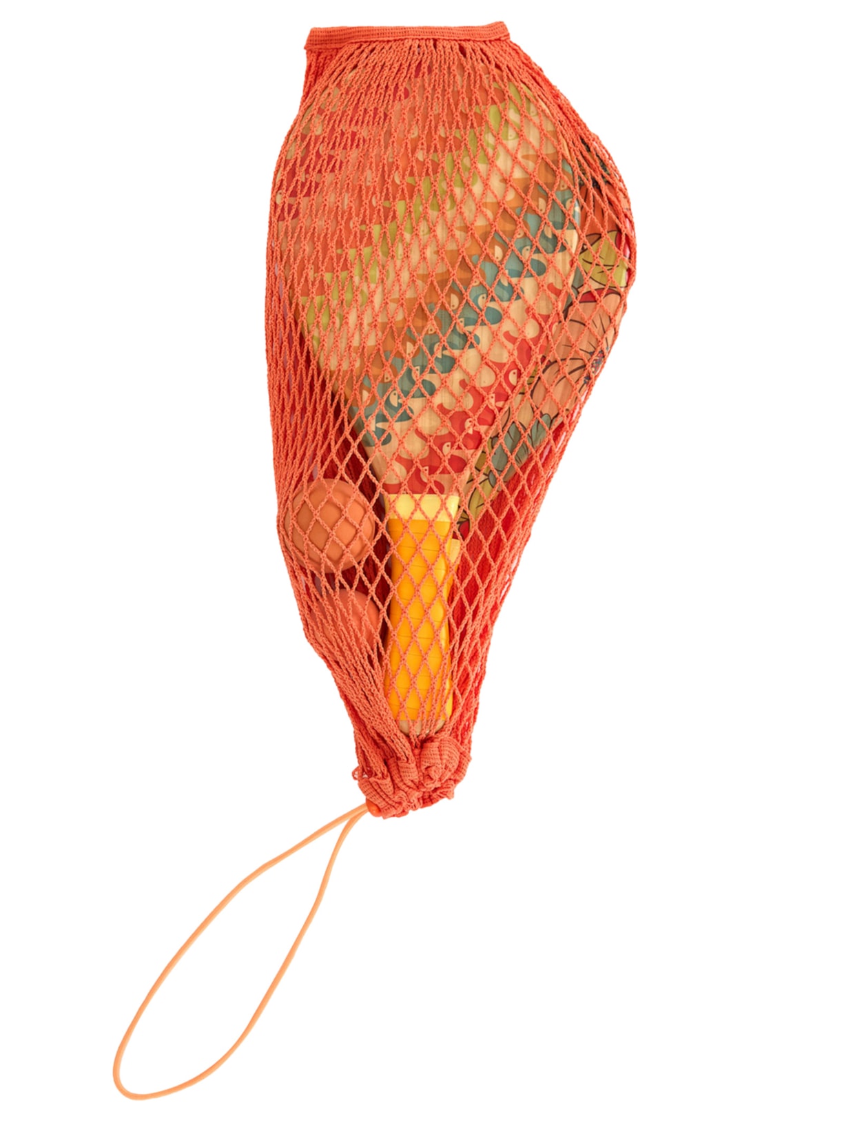 Frescobol Floral Carolina Laranja Farm Etc