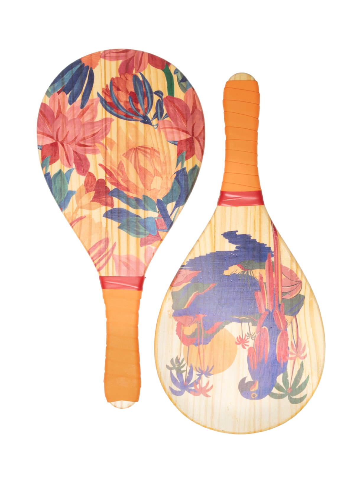 Frescobol Rainbow Chita Laranja Farm Etc