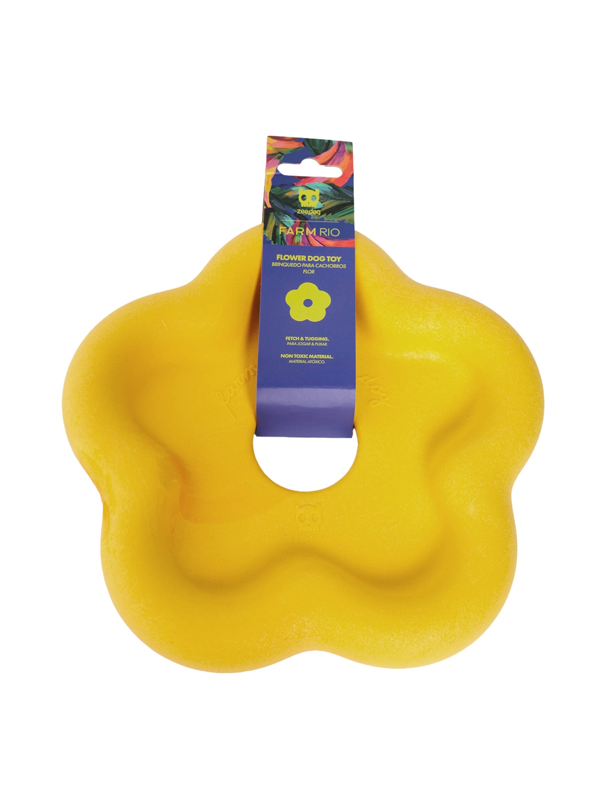 Frisbee Toy Amarelo Farm Etc + Zeedog