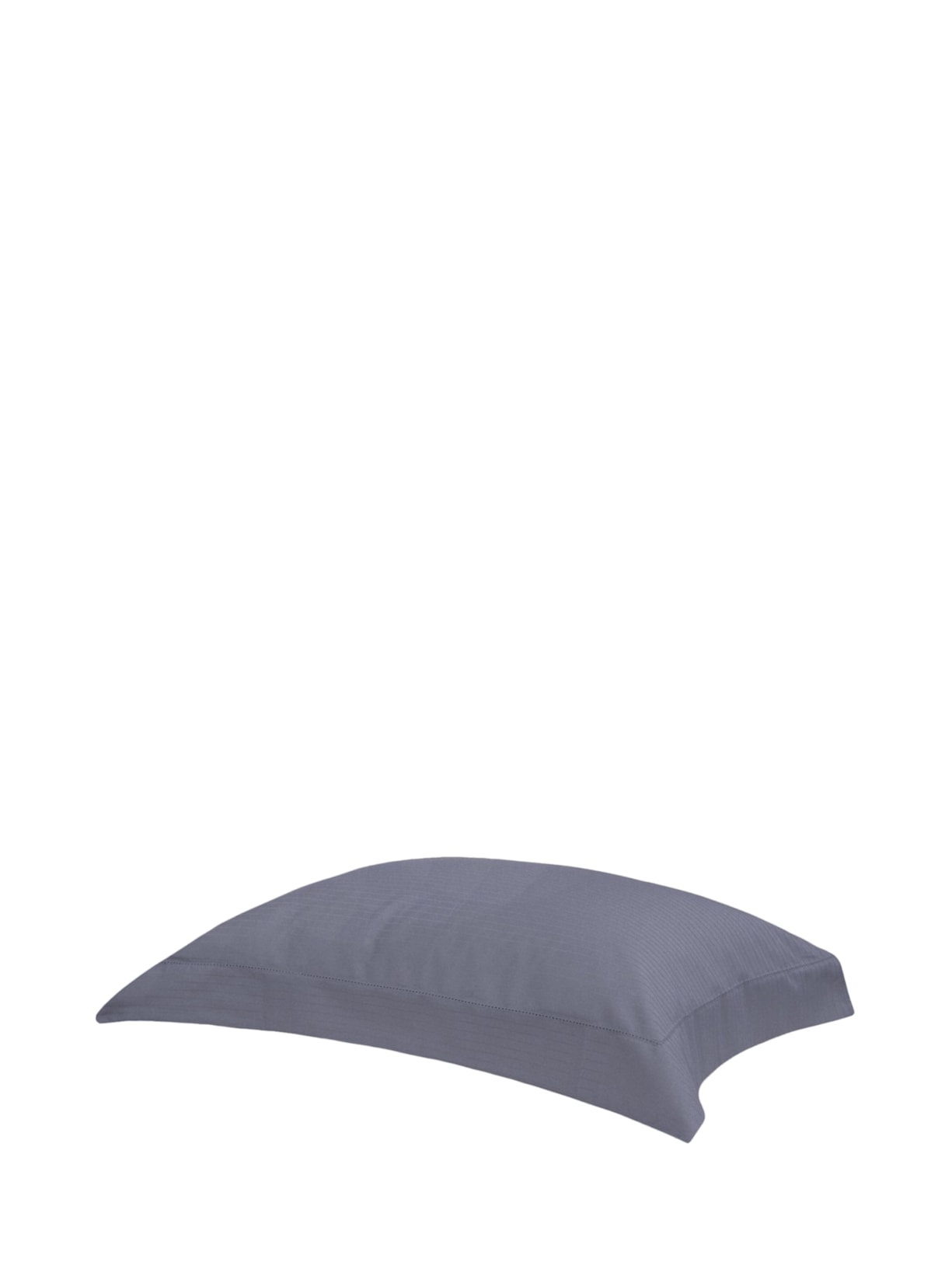 Fronha Damask Stripes 50x70 cm Cetim 300 Fios - Cinza