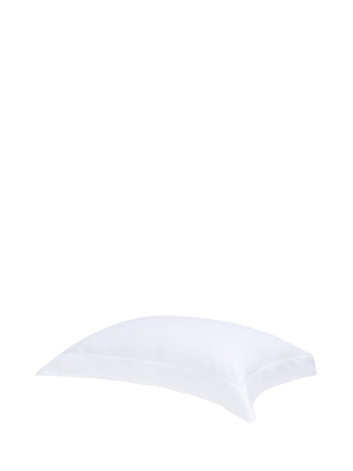 Fronha Damask Stripes 50x70cm Cetim 300 Fios - Branco